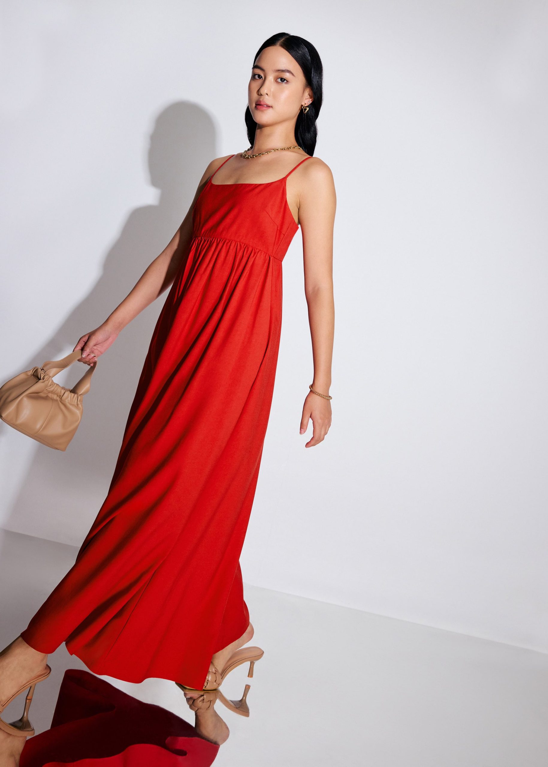 Camisole Fit & Flare Maxi Dress - Image 7