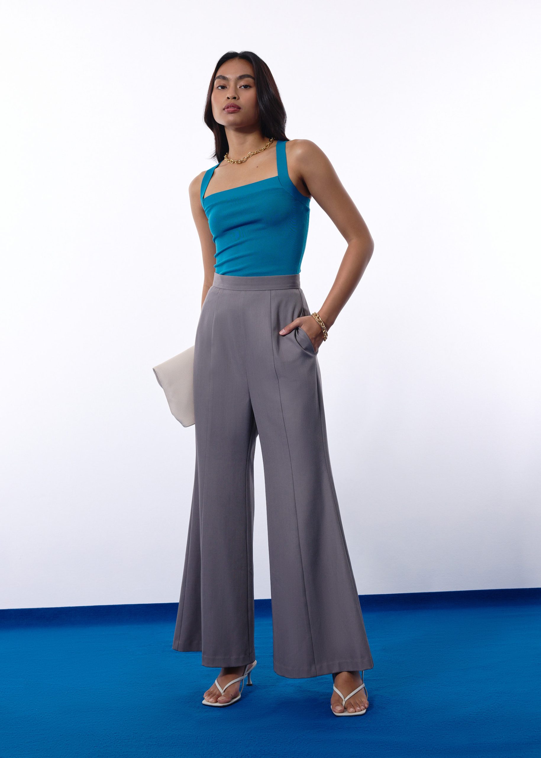 Tola Knit Cross Back Tank Top - Image 33