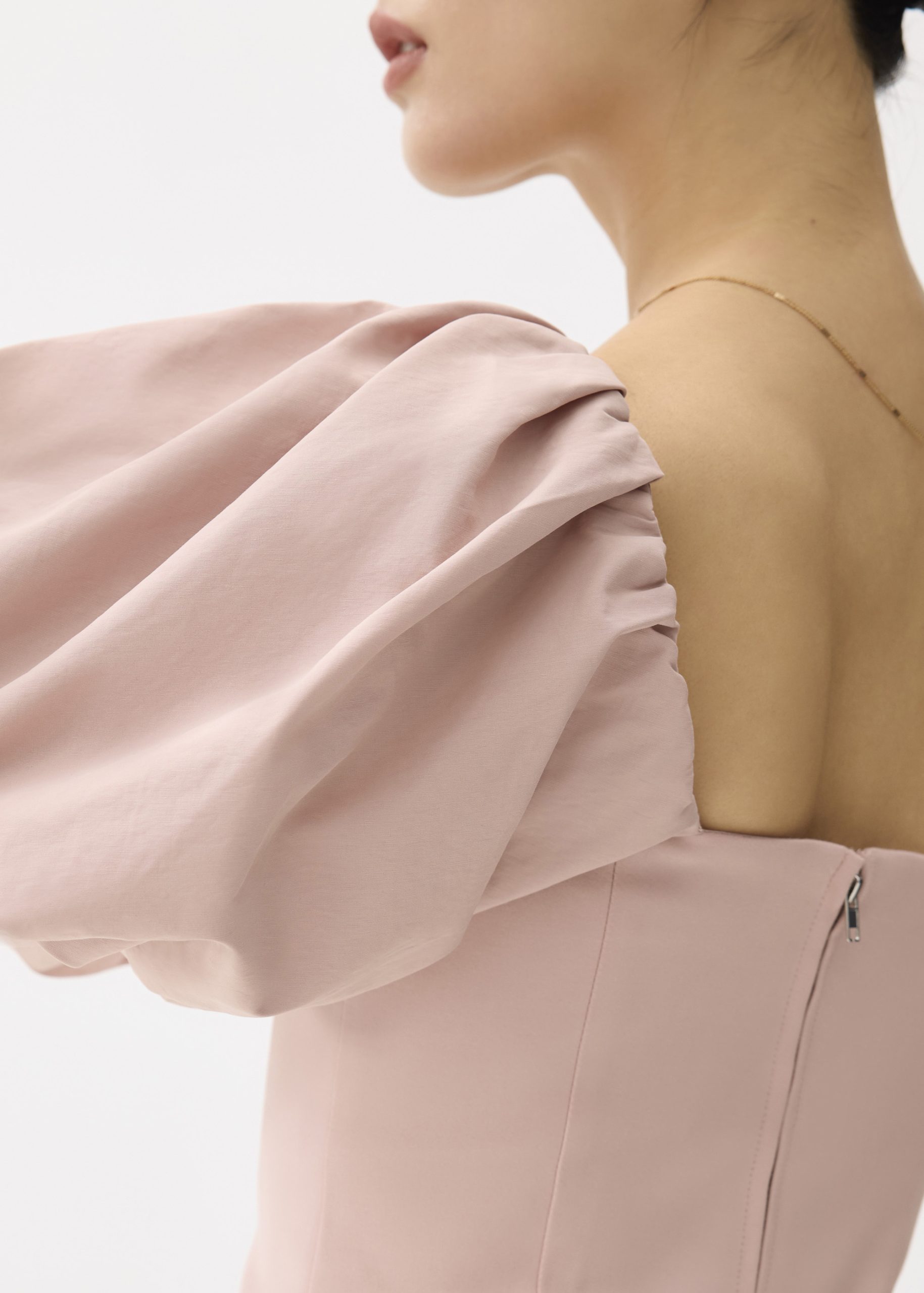 BraFree by LB Asymmetric Puff Sleeve Top - Image 11