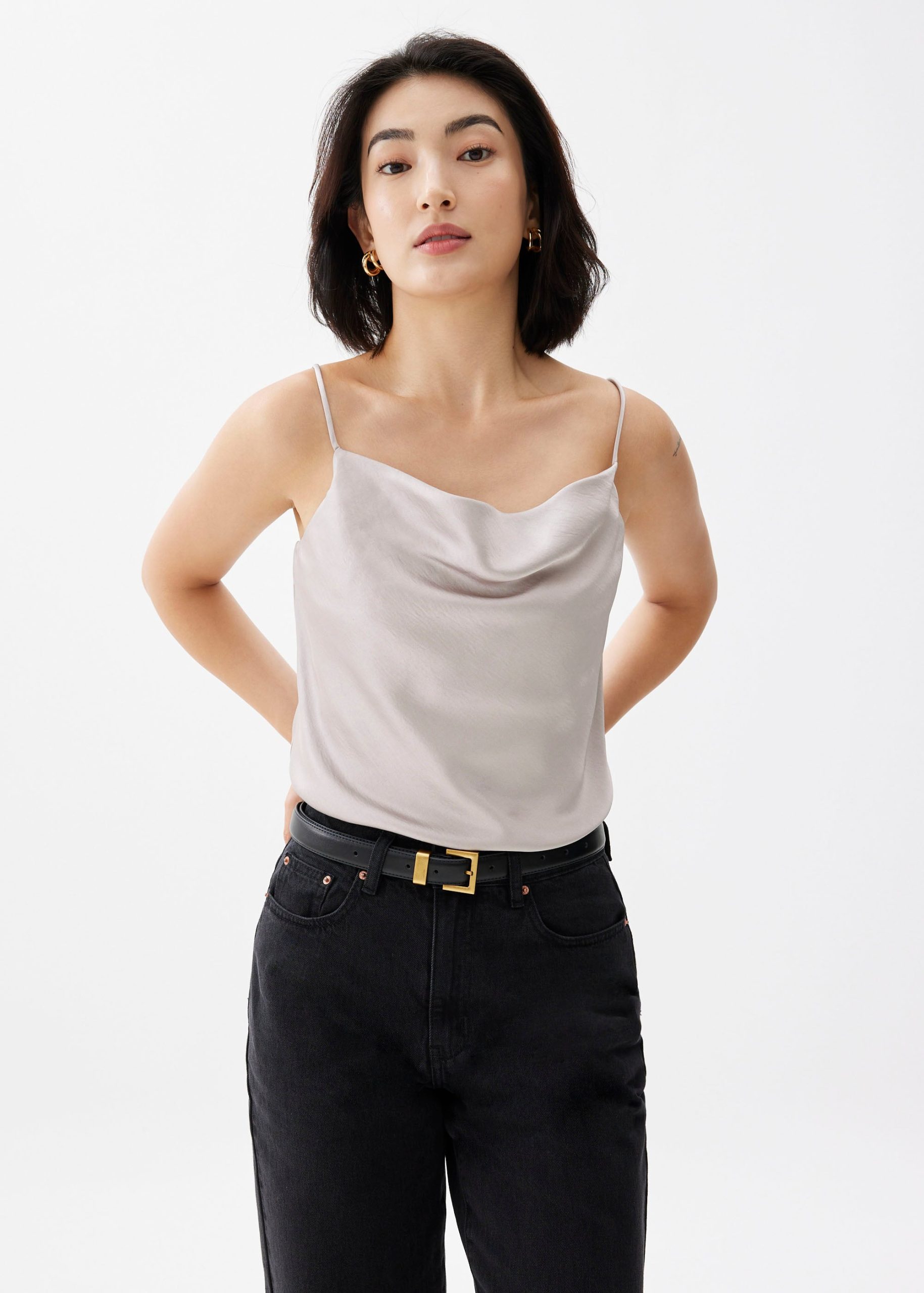Sophia Cowl Neck Camisole Top - Image 17