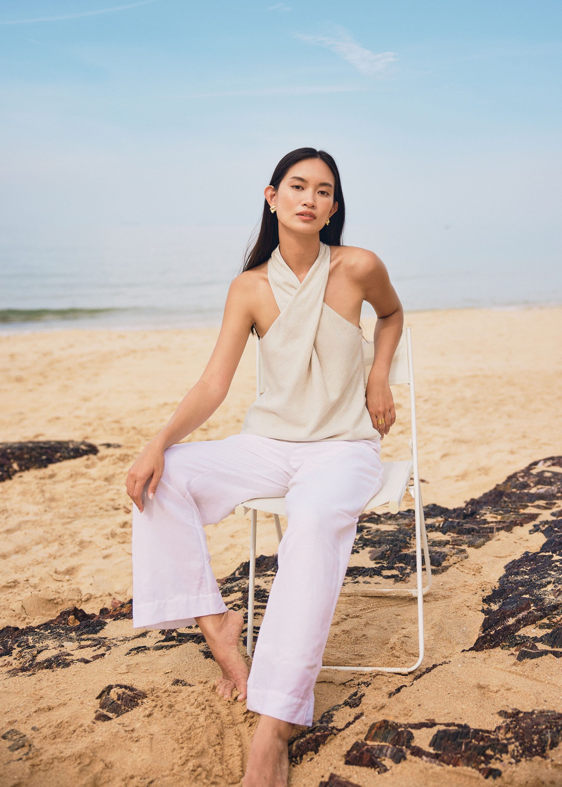 Linen Halter Top - Image 8