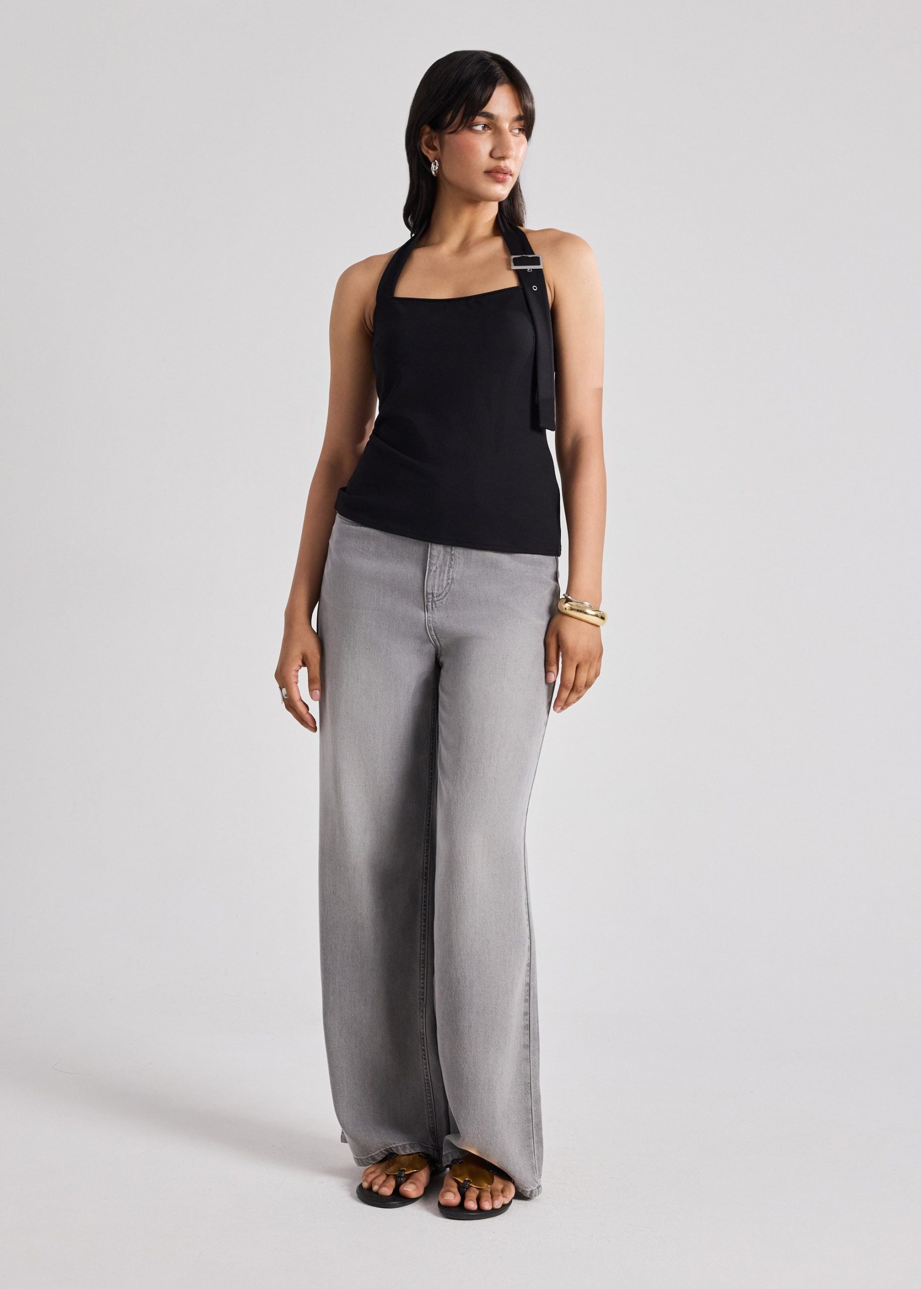 Jersey Buckle Strap Top - Image 2