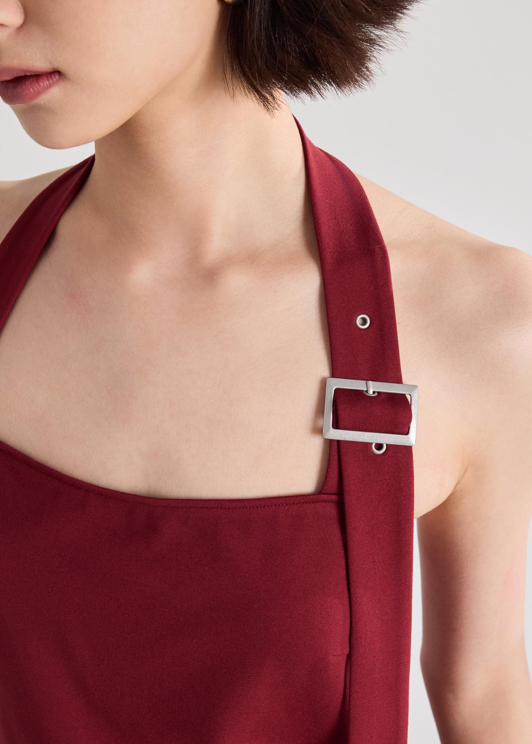Jersey Buckle Strap Top - Image 10