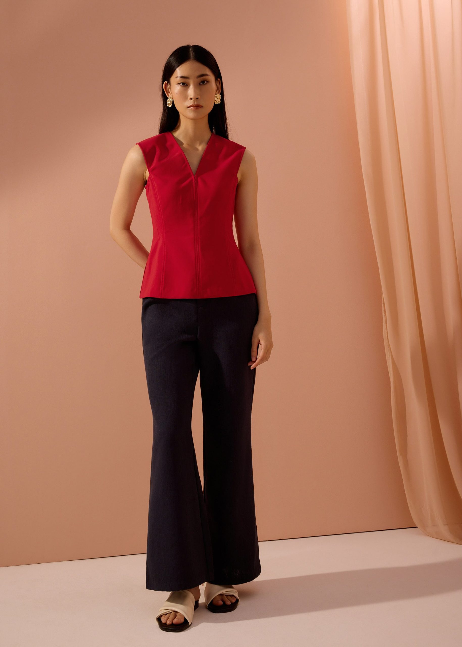 Sofi V-neck Top - Image 17