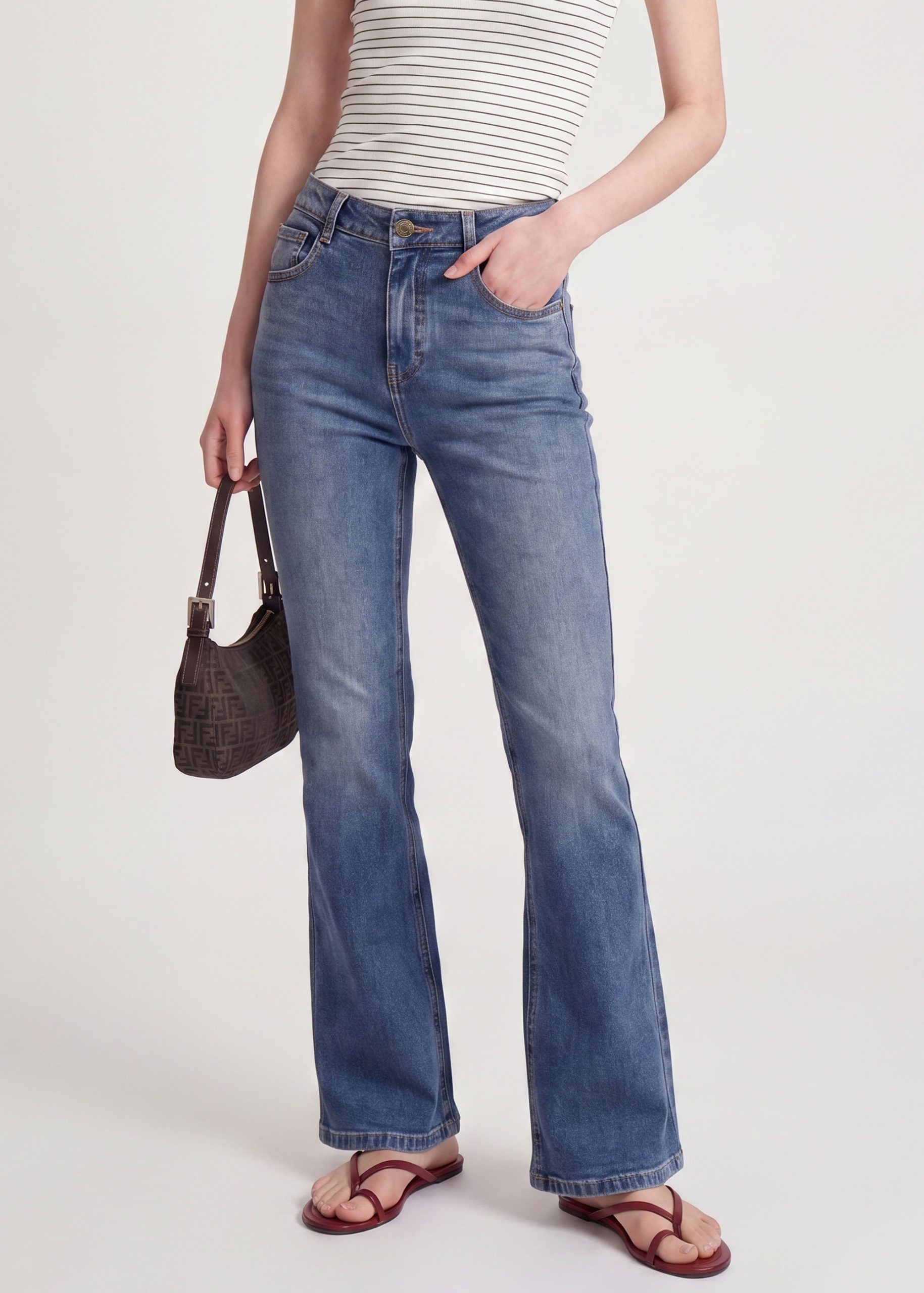 Addison Leggy??Kick Flare Jeans - Image 8
