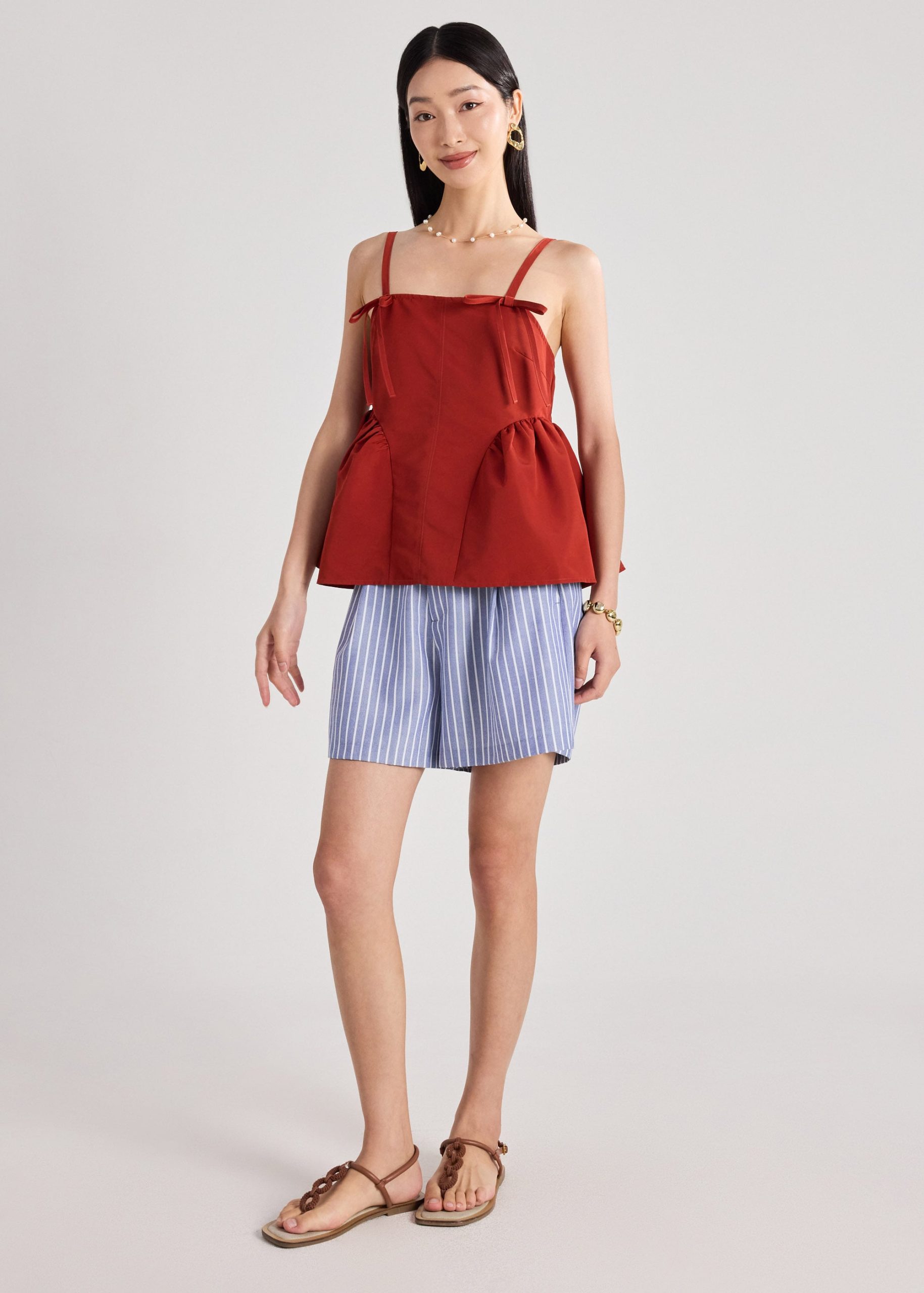 Babydoll Peplum Camisole