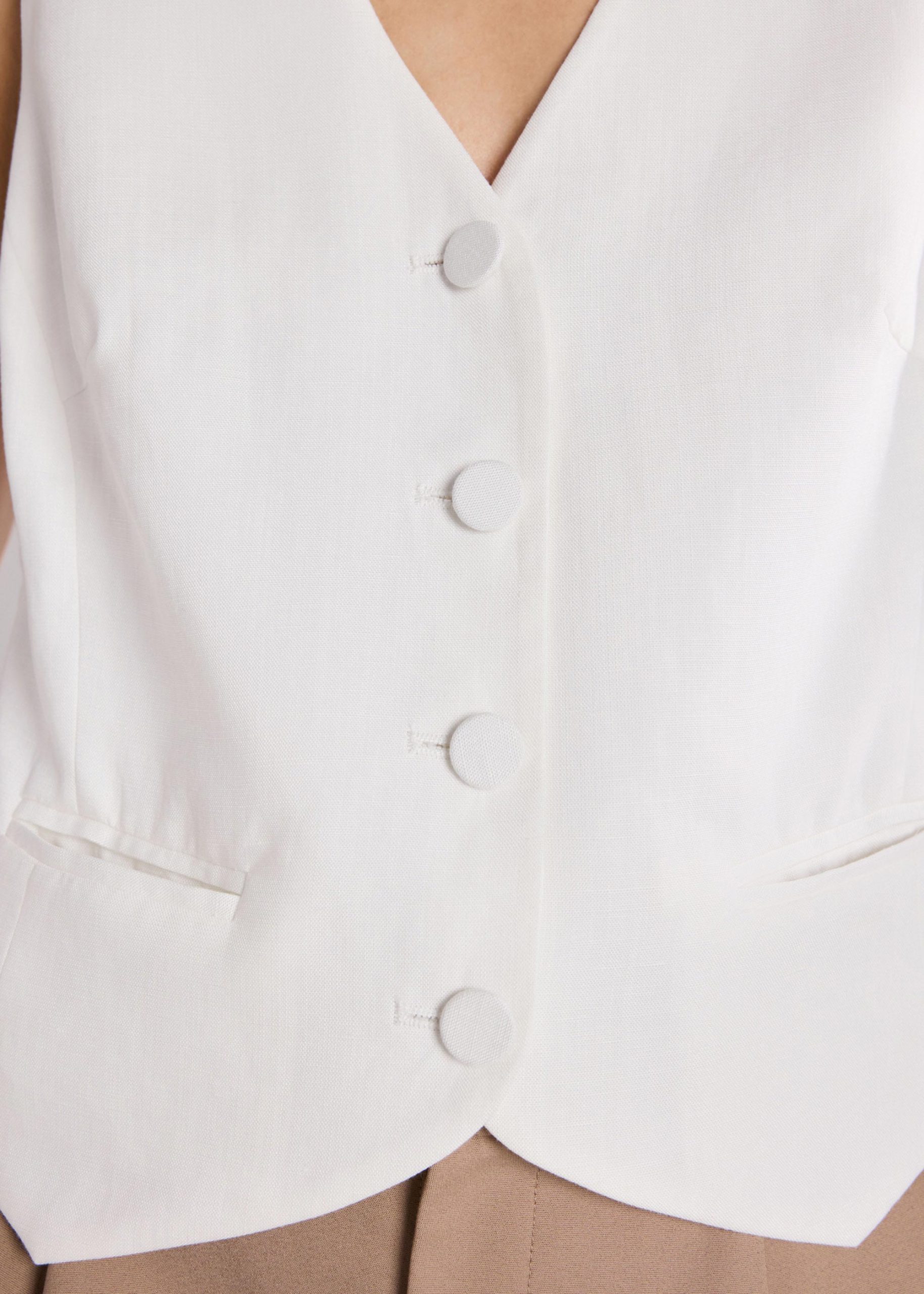 Yuna Premium Linen Vest - Image 6