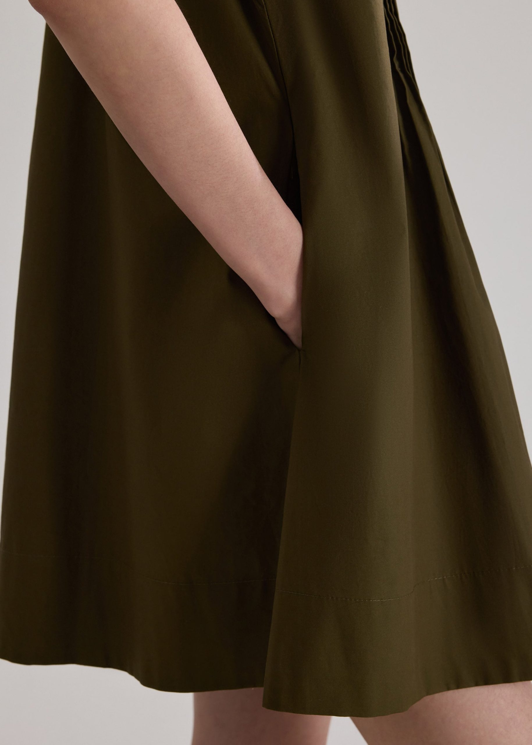 Cotton Pintuck Mini Dress - Image 5
