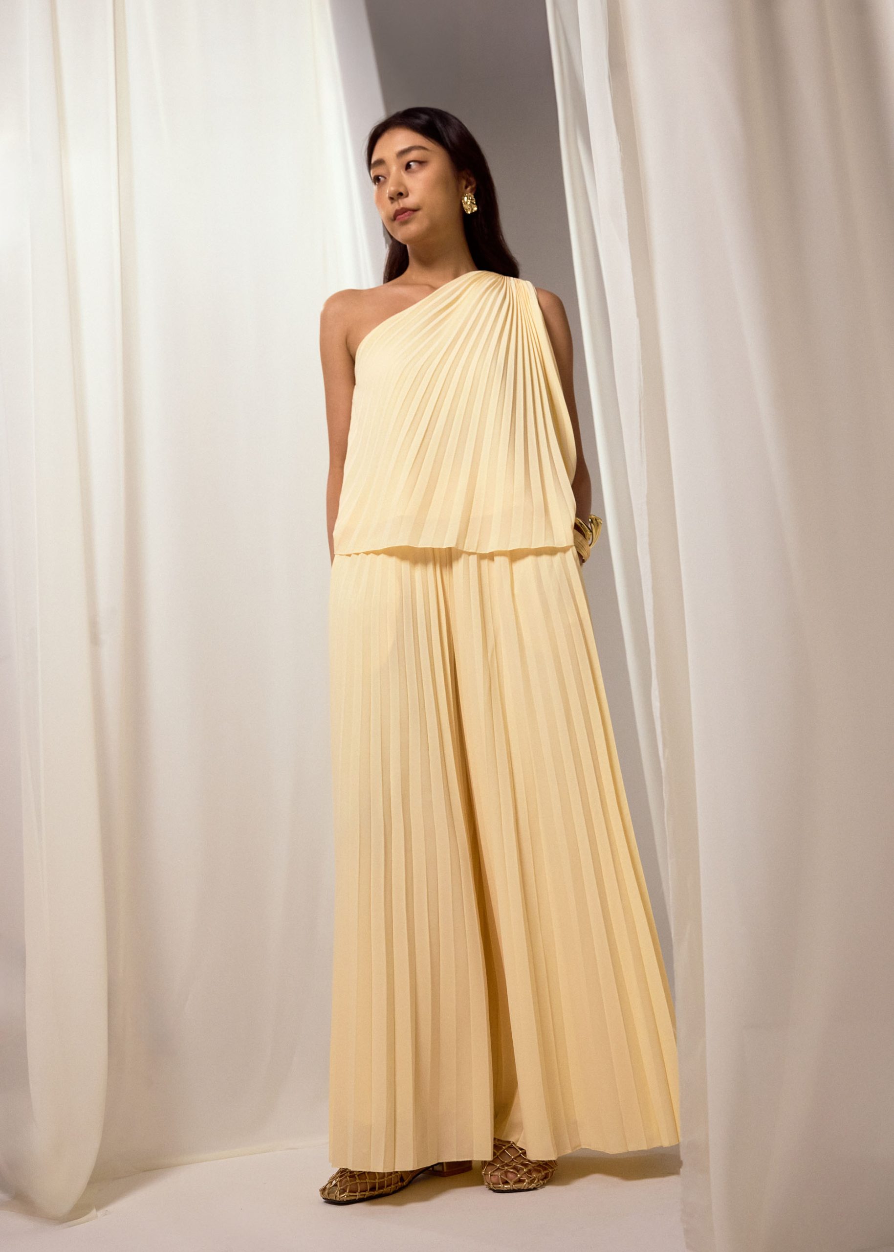 Wei Sunray Pleated Toga Top - Image 21