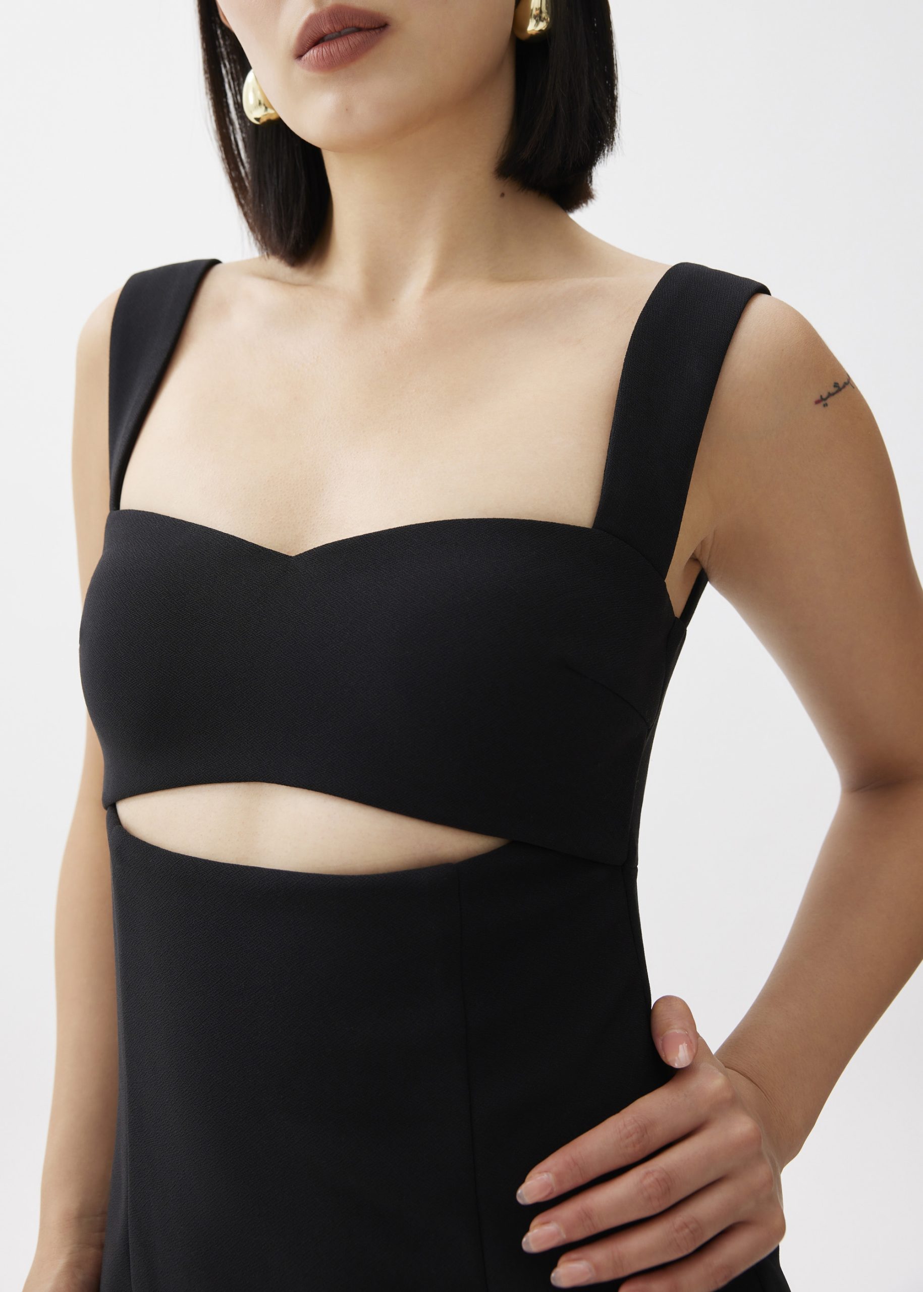 BraFree by LB Nicole Cut Out Midi Dress - Image 3
