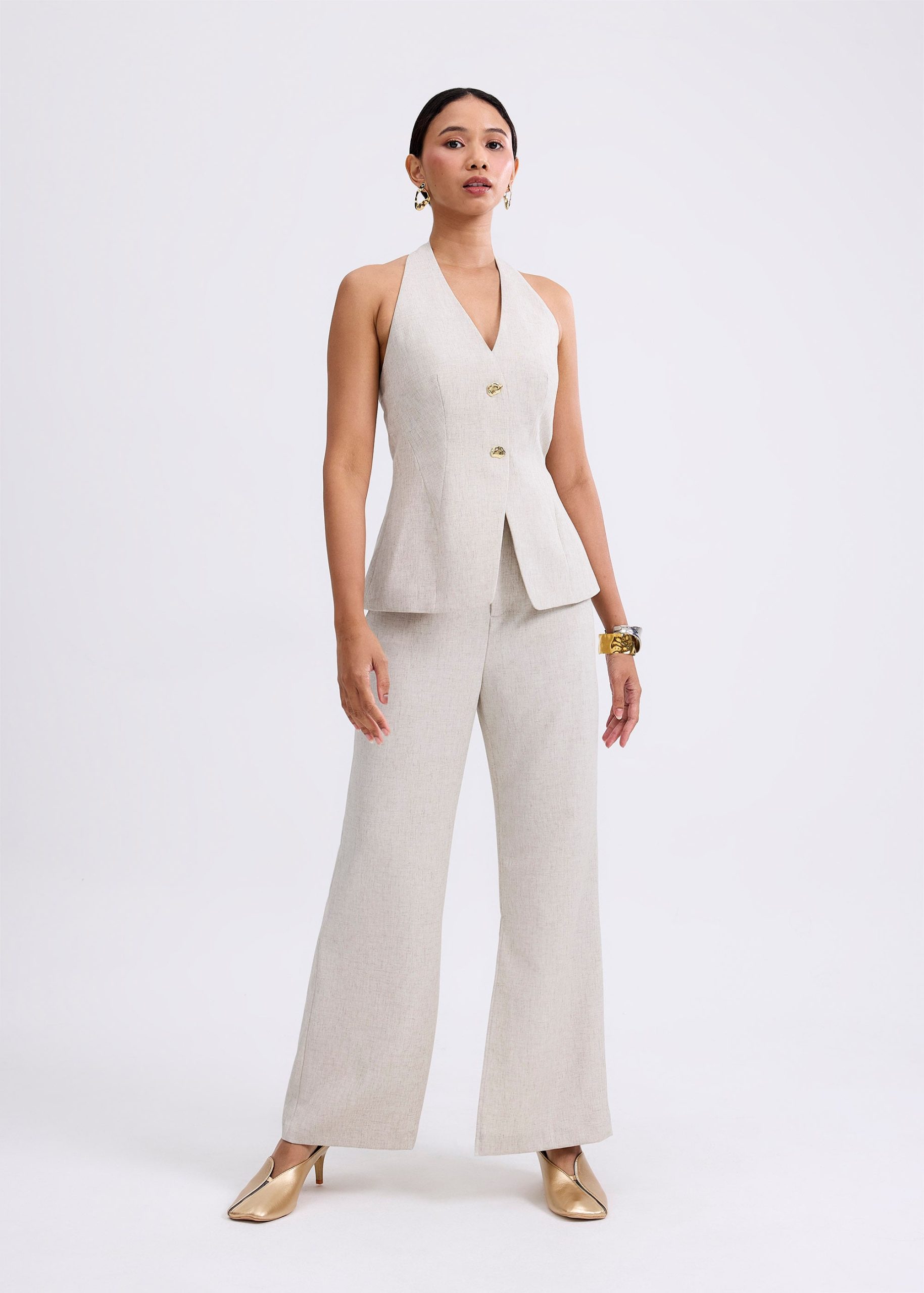 BraFree by LB Amarantha Halter Tunic Top - Image 9