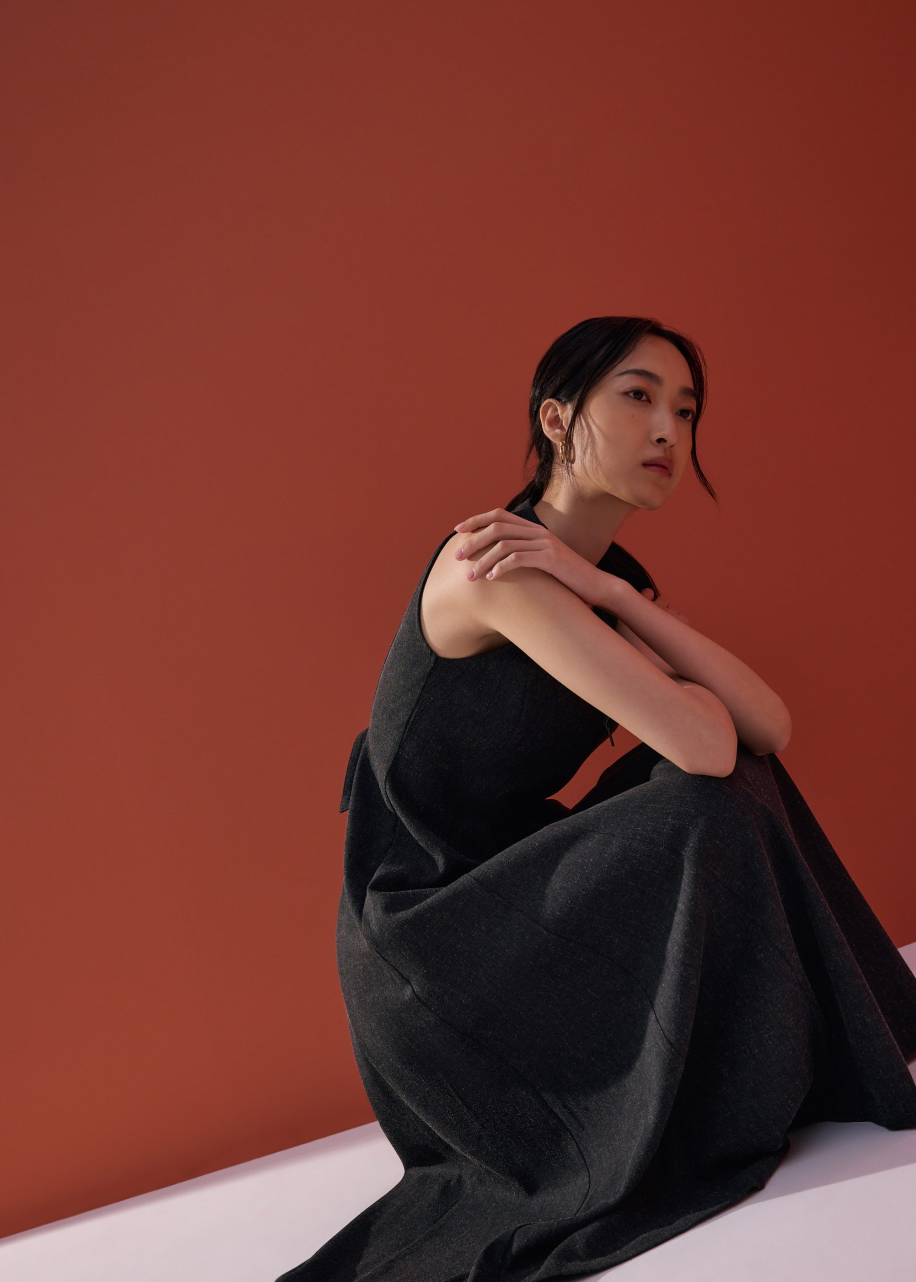 Nurin Panelled Fit & Flare Midaxi Dress - Image 12