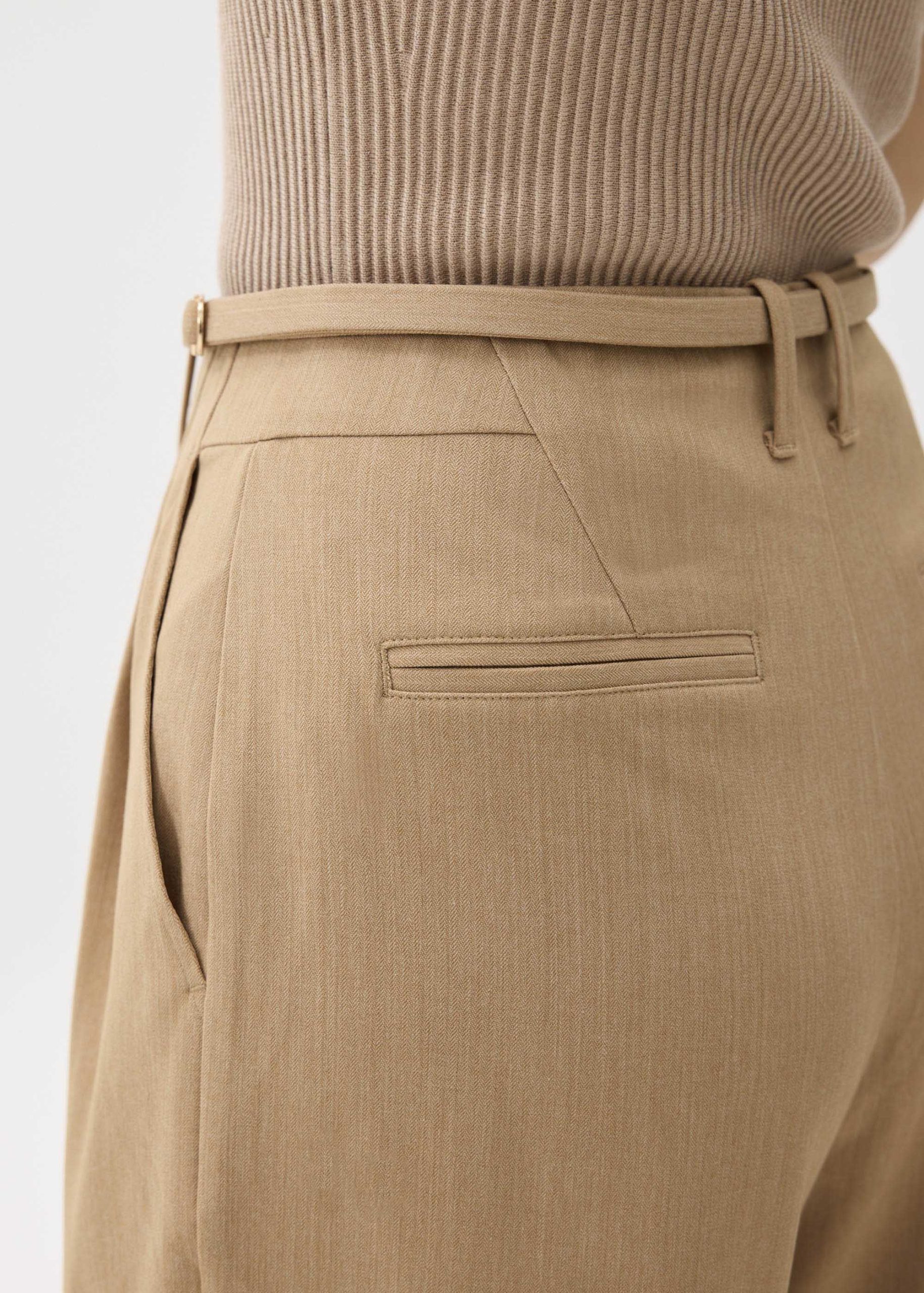 Leggy??Mayumi Elastic Pleated Wide Leg Pants - Image 23