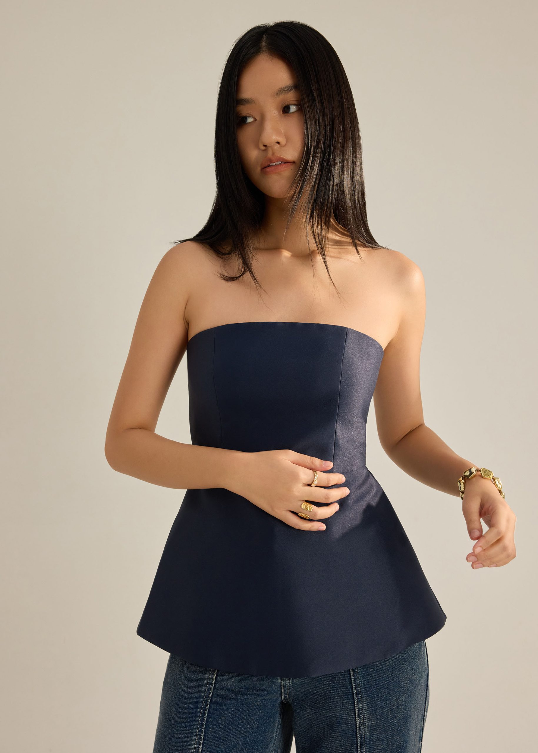 BraFree by LB Tube Top With Ribbon Tie - Image 5