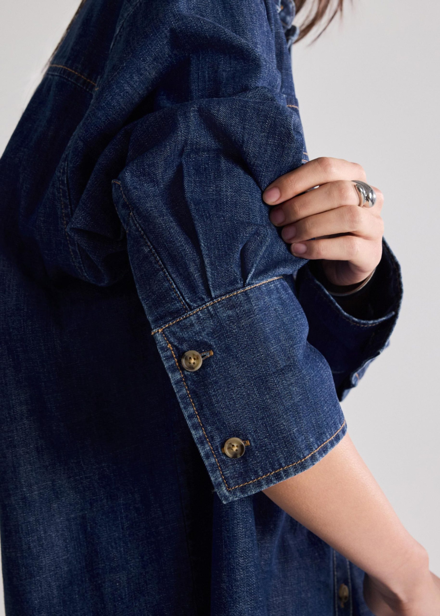 Oversized Denim Shirt - Image 4