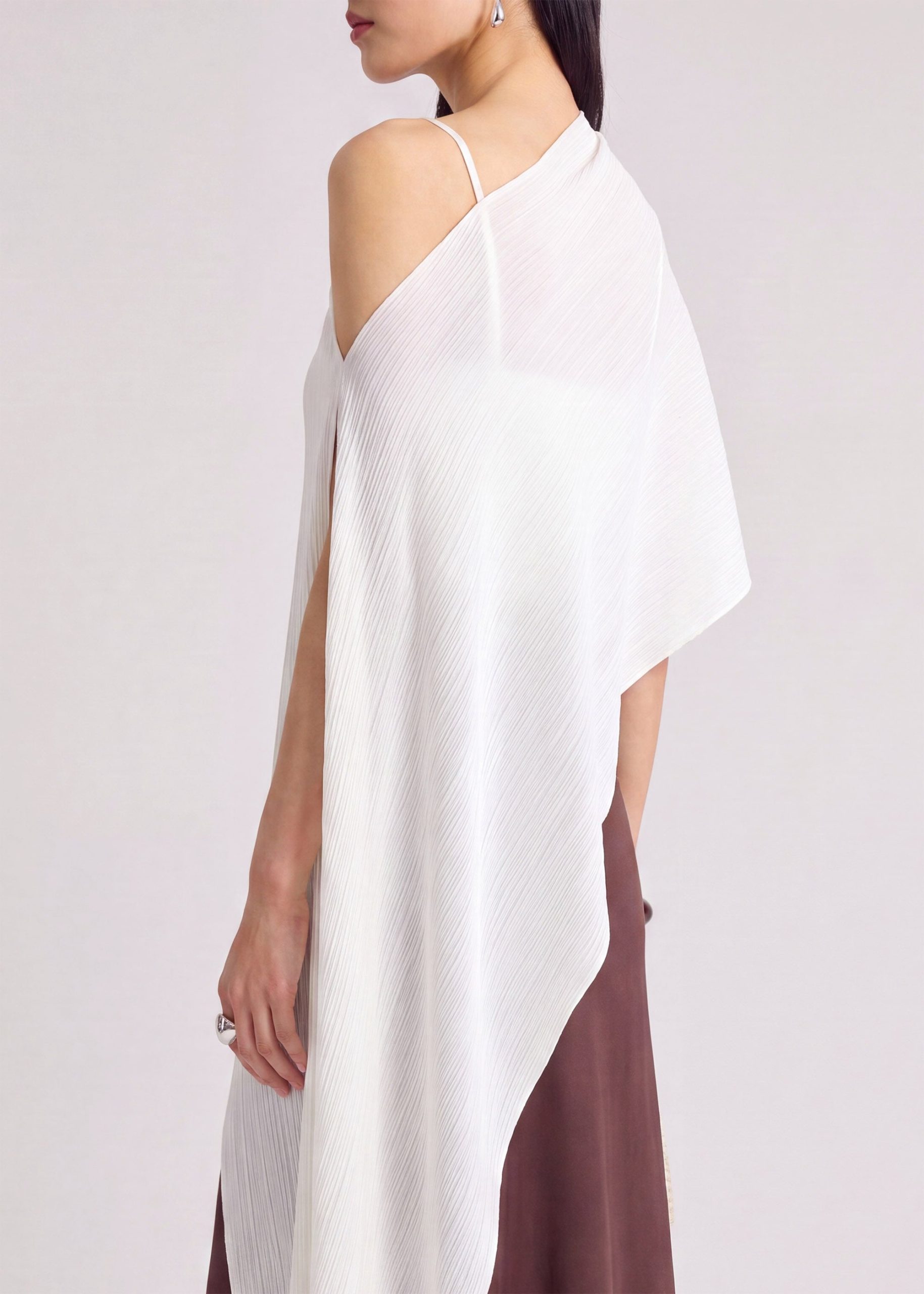 Multi-way Crinkle Satin Scarf - Image 6