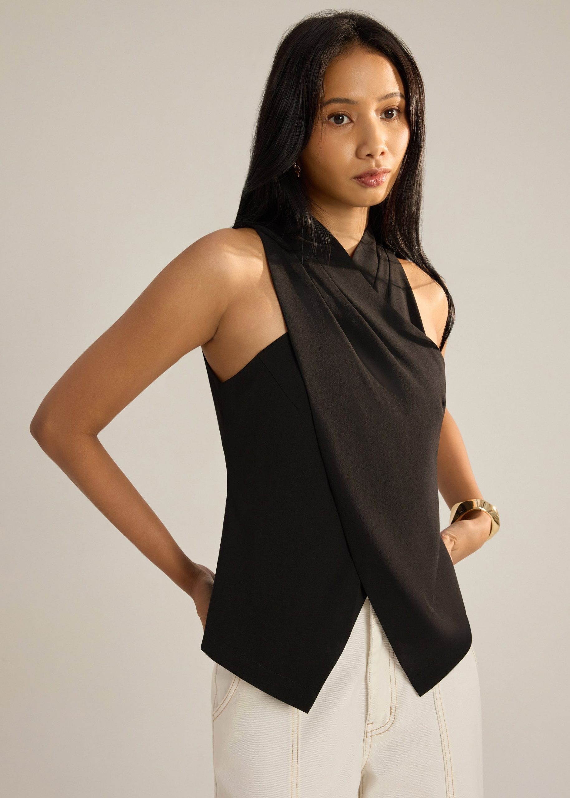 Eva Melange Halter Top - Image 2