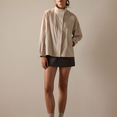 Oversized Turtleneck Jacket