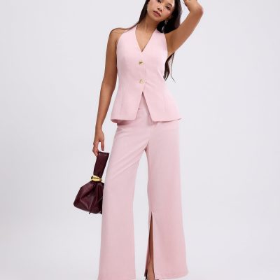 Leggy??Amarantha High Waist Straight Leg Pants