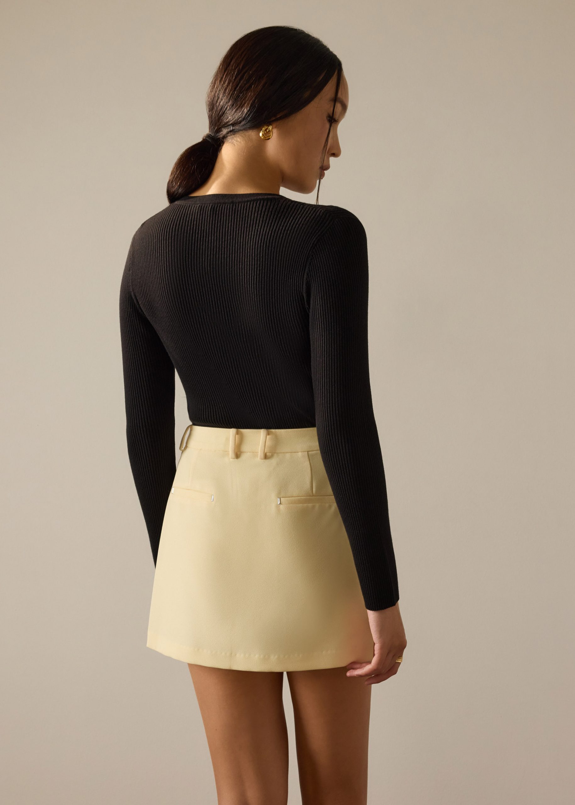 Ling Tailored A-line Mini Skirt - Image 14