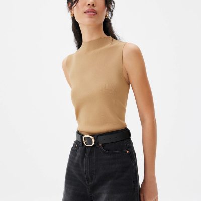 Robin High Neck Knit Top