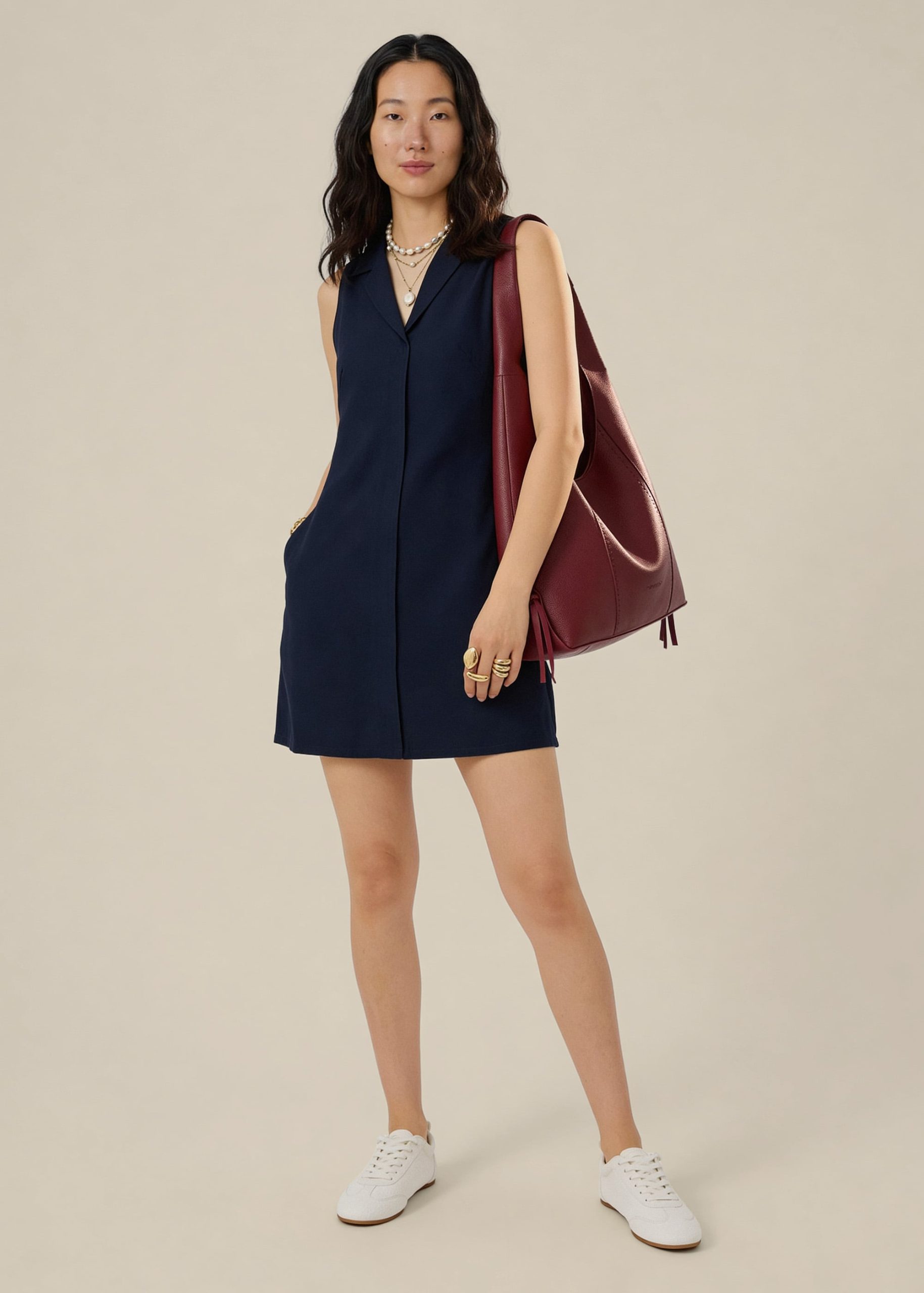 Ginny Collared A-line Dress - Image 2