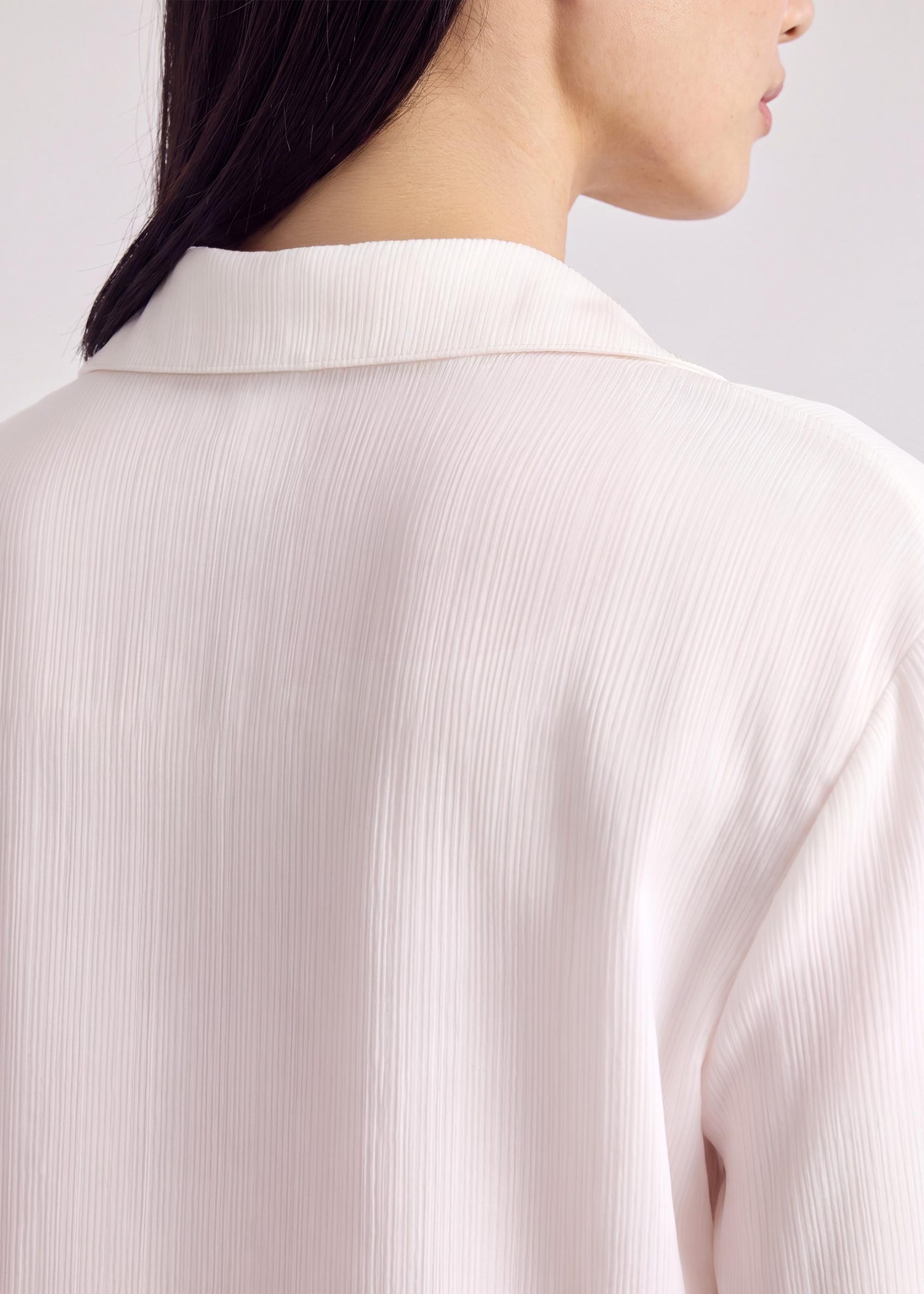 RuchedReady® Crinkle Satin Shirt - Image 6
