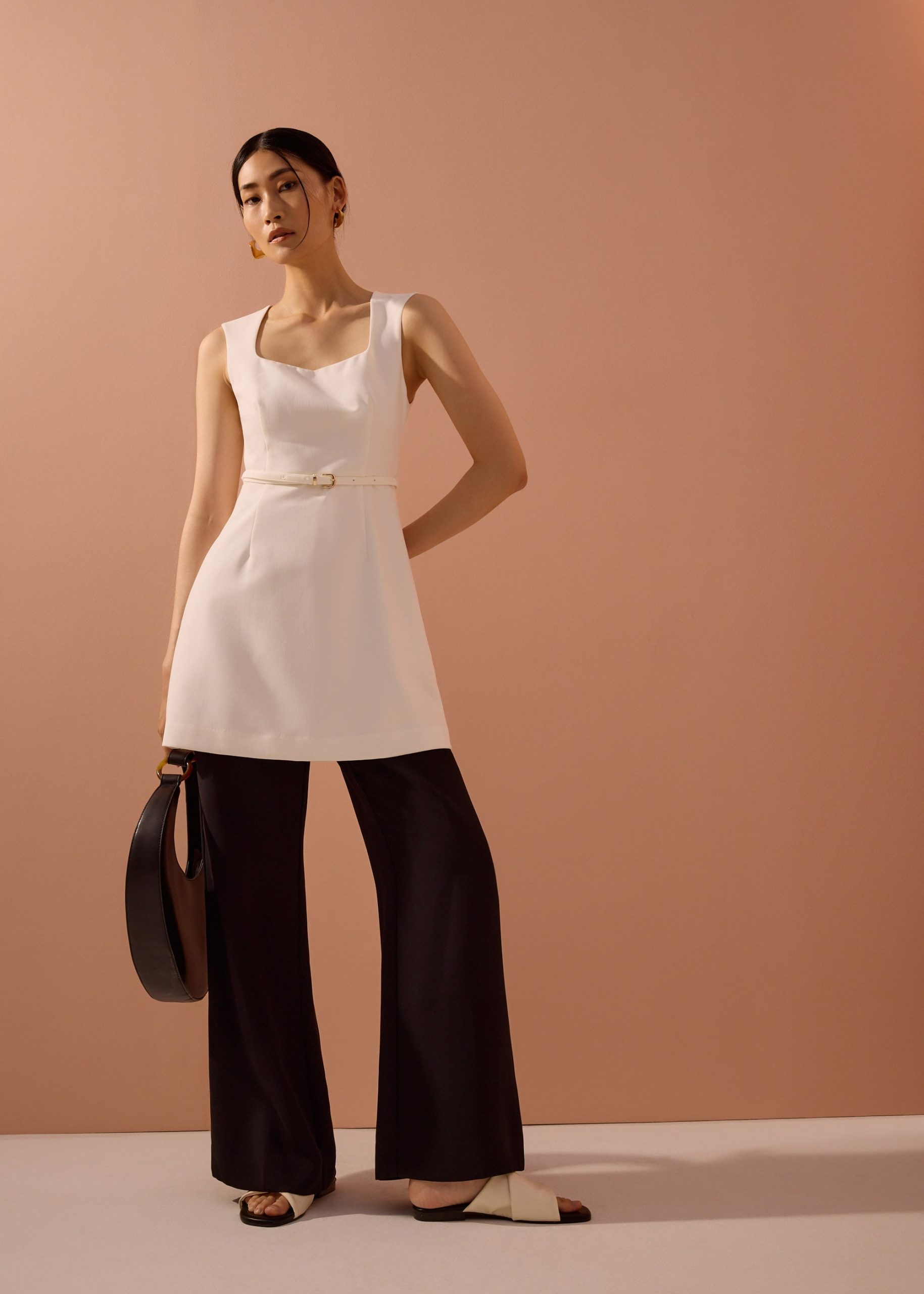 Sitti Belted A-Line Mini Dress - Image 8
