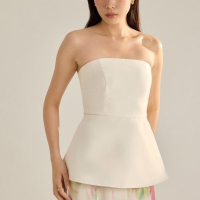 BraFree by LB Tube Top With Ribbon Tie