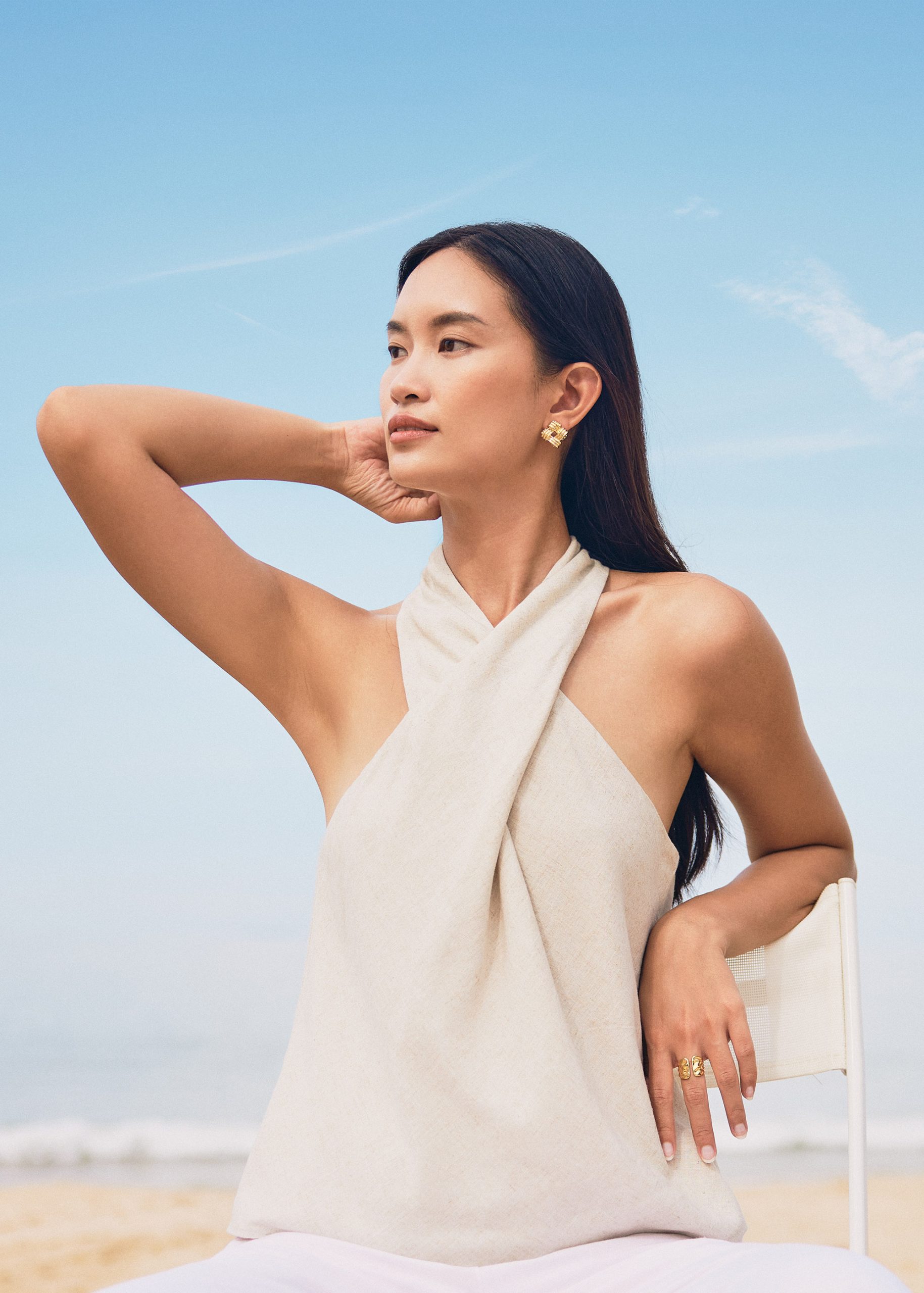 Linen Halter Top - Image 9