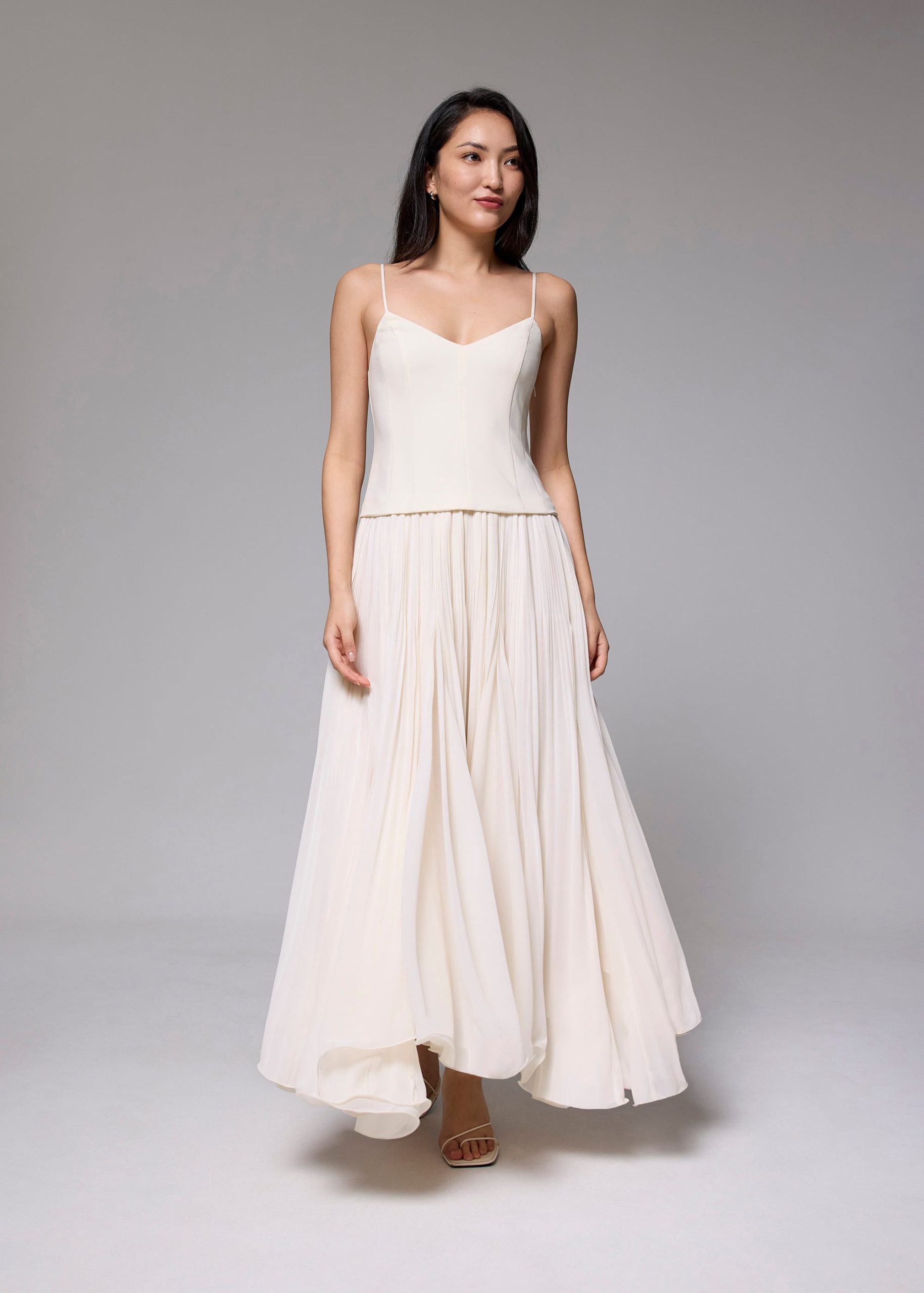 Pleated Fit & Flare Dress - Image 26