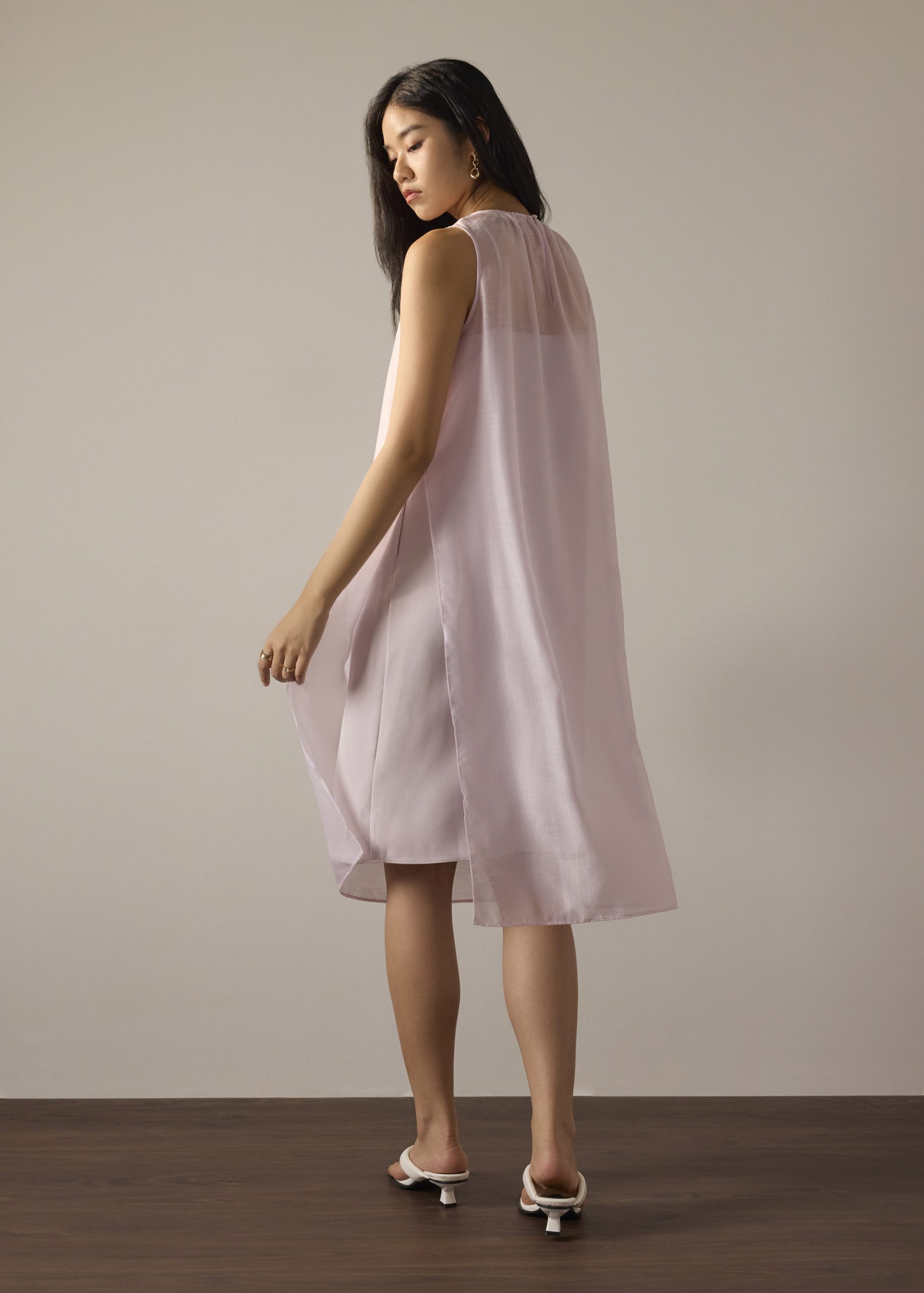 Mirei Organza Column Dress - Image 11