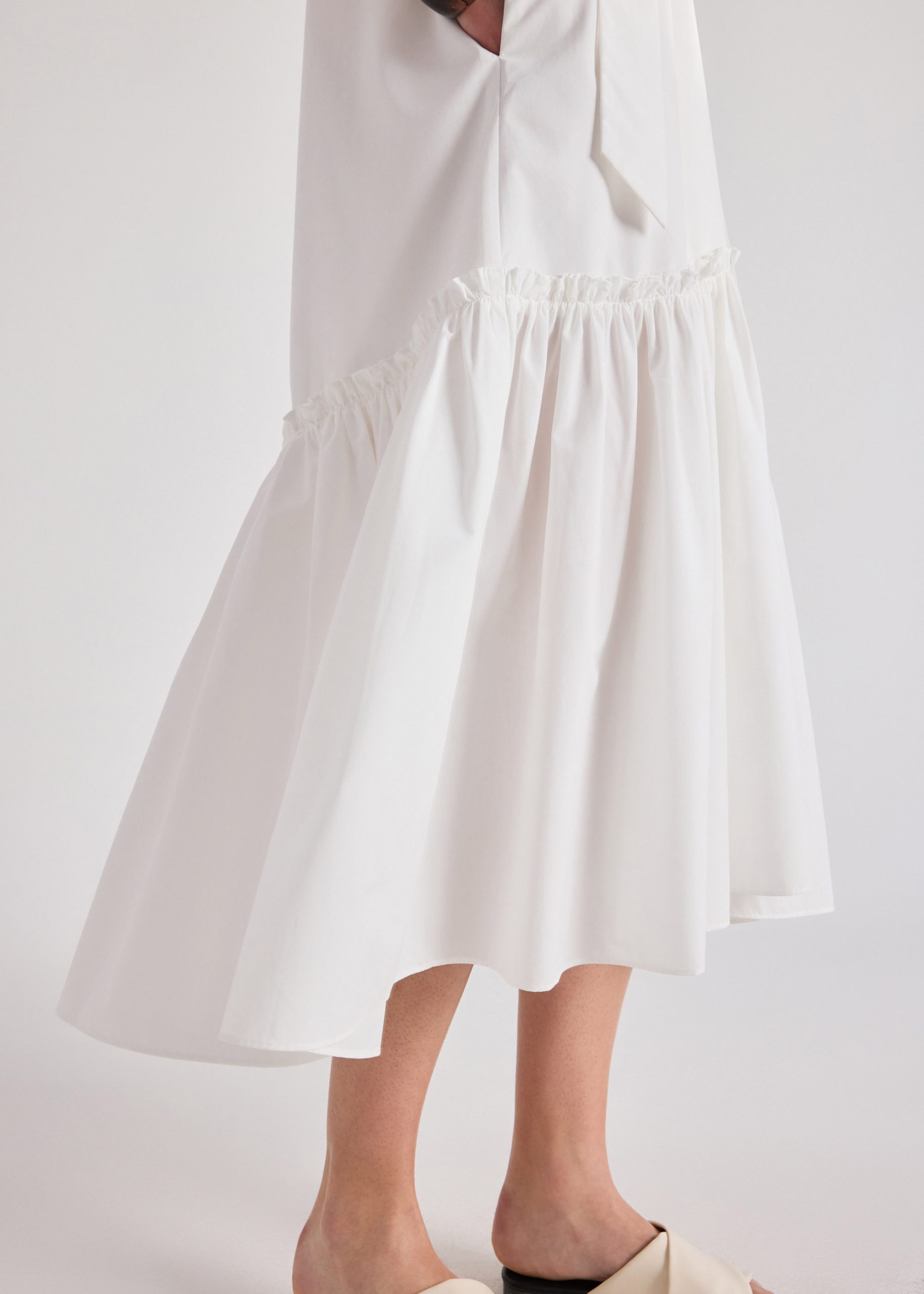 V-neck Trapeze Dress - Image 8