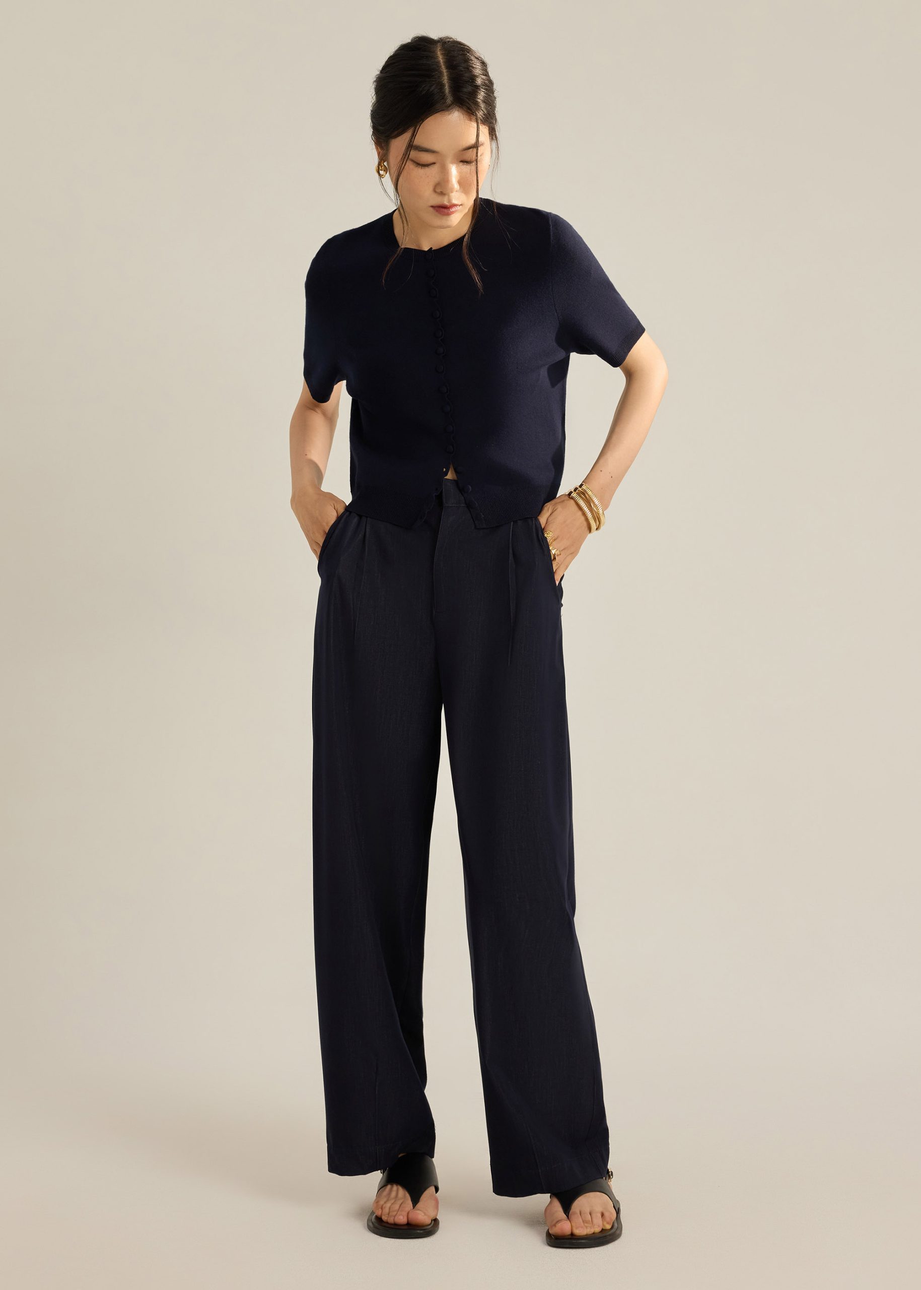 Dawn Scallop Edge Knit Cardigan - Image 11