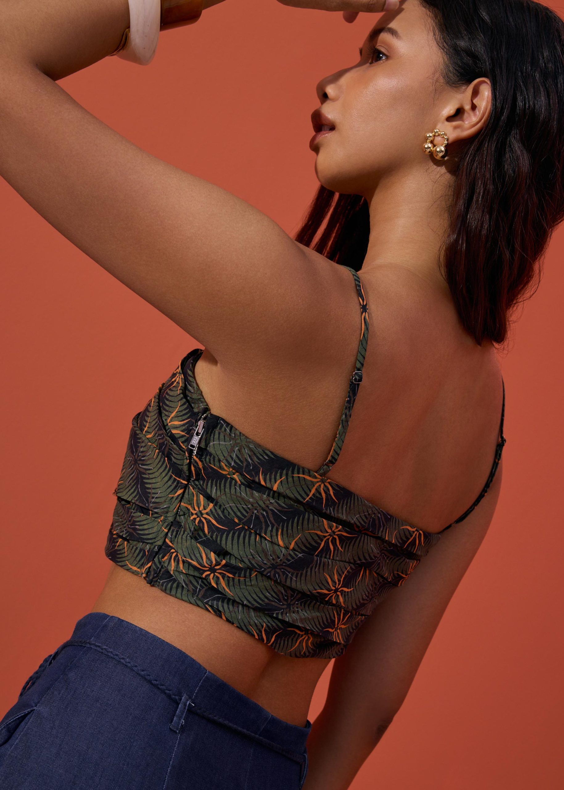 Cotton Camisole Top in Desert Haze - Image 16