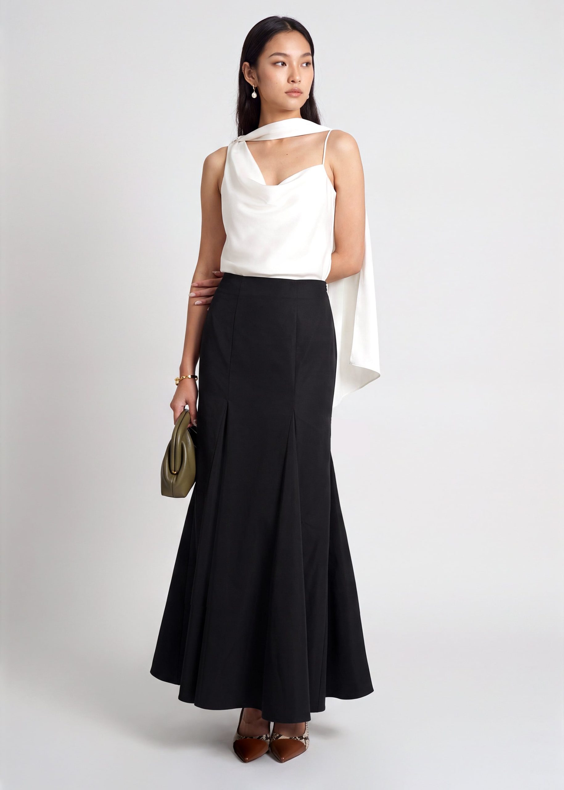 Taffeta Mermaid Skirt