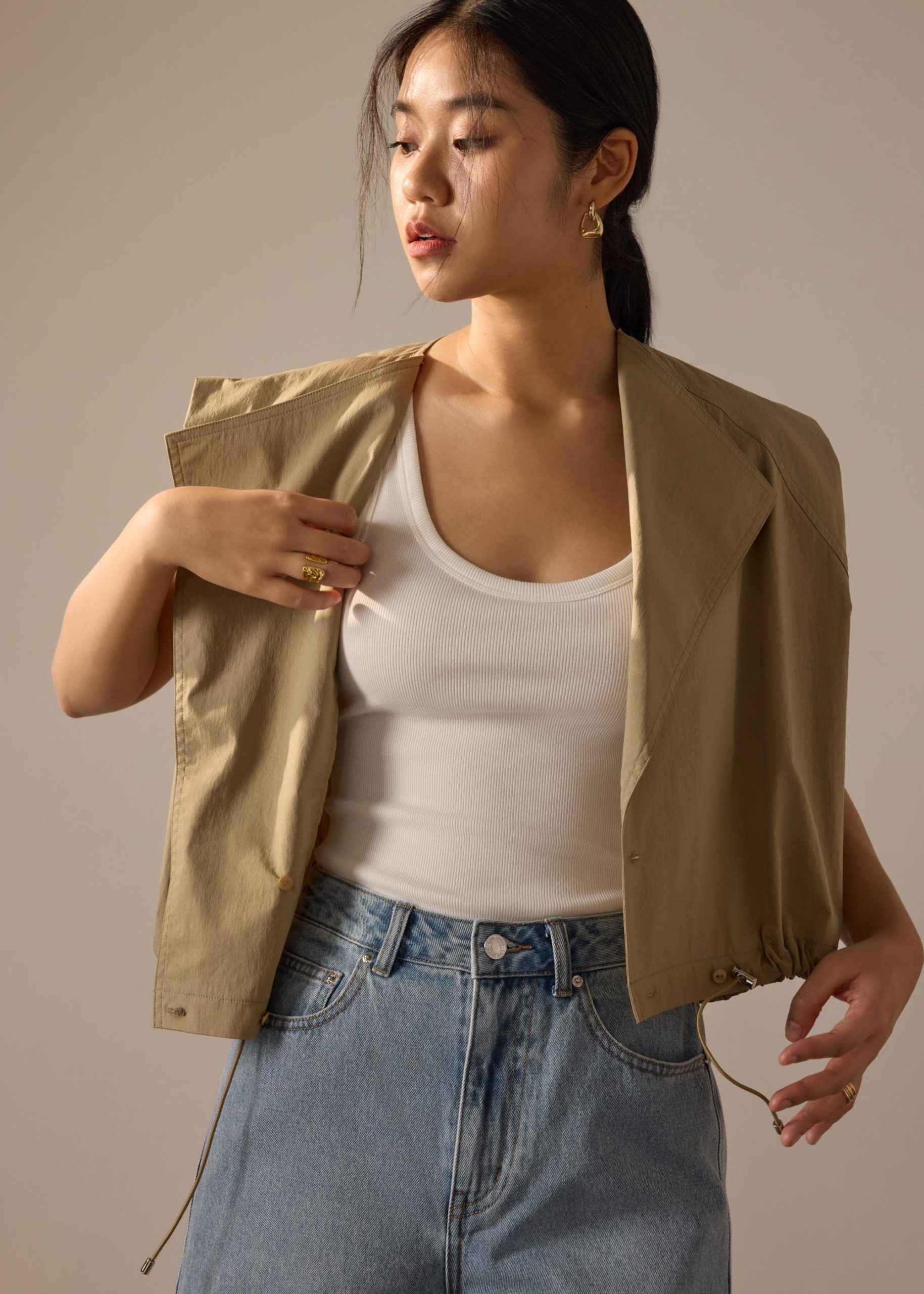 Oversized Collared Vest - Image 10