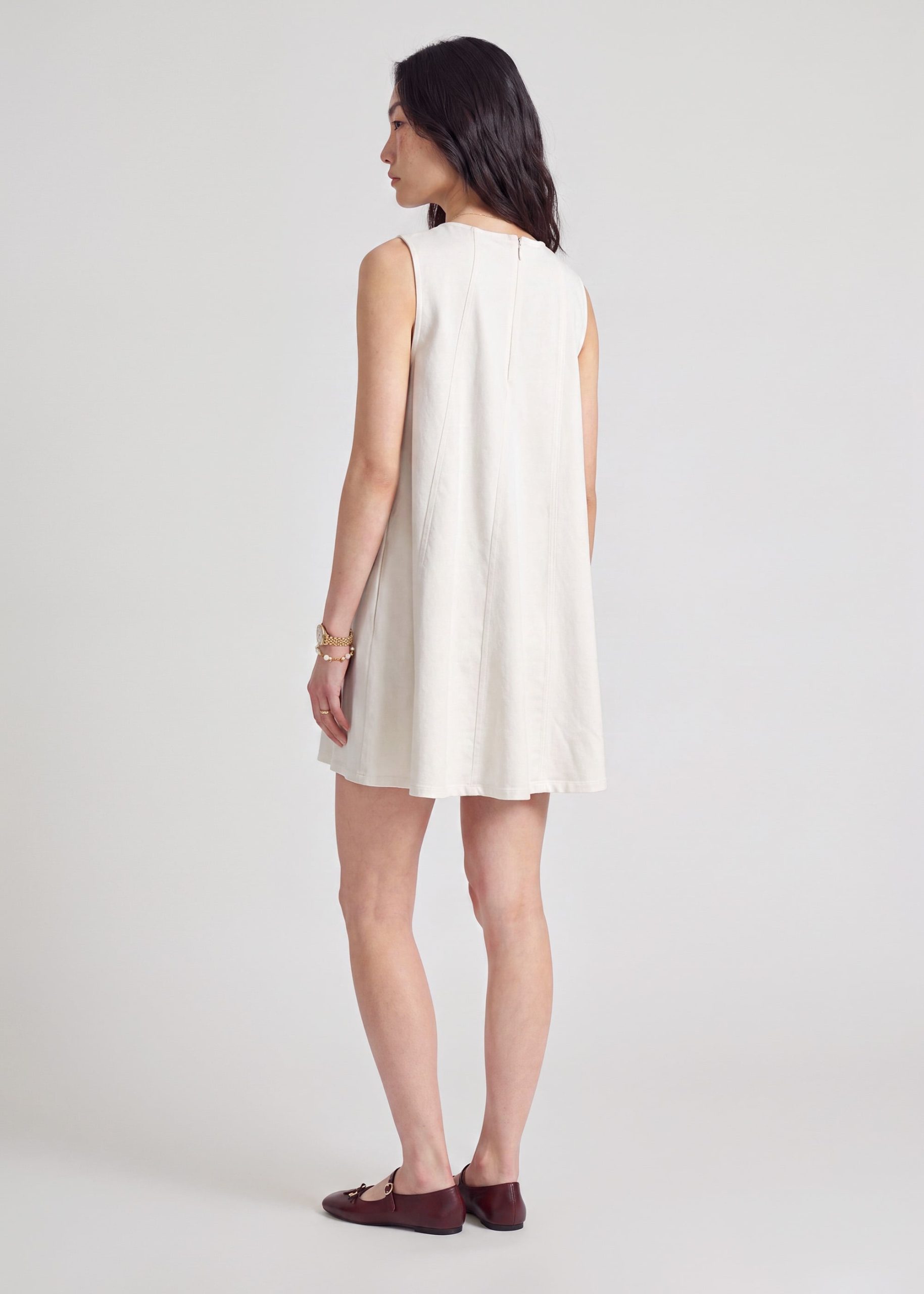 Flare Mini Dress - Image 4