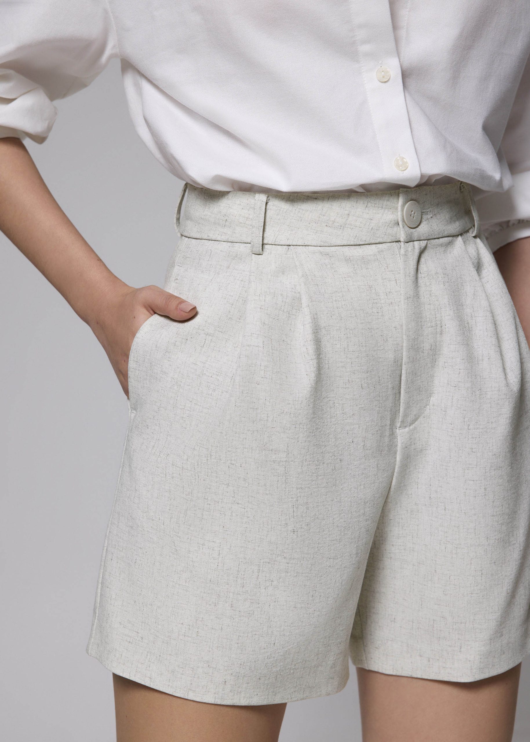 High Waist A-line Shorts - Image 4