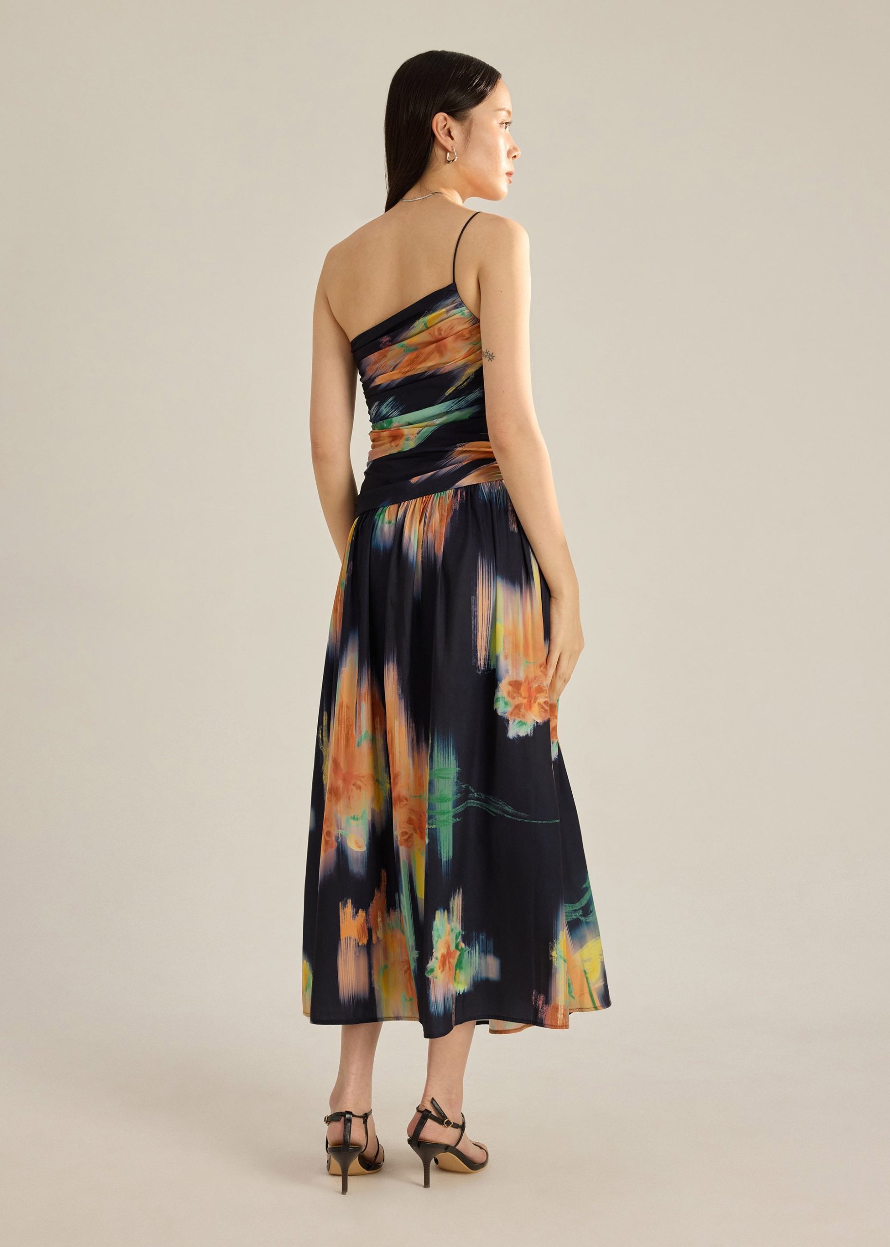 Toga Fit & Flare Dress in Summer Haze - Image 4