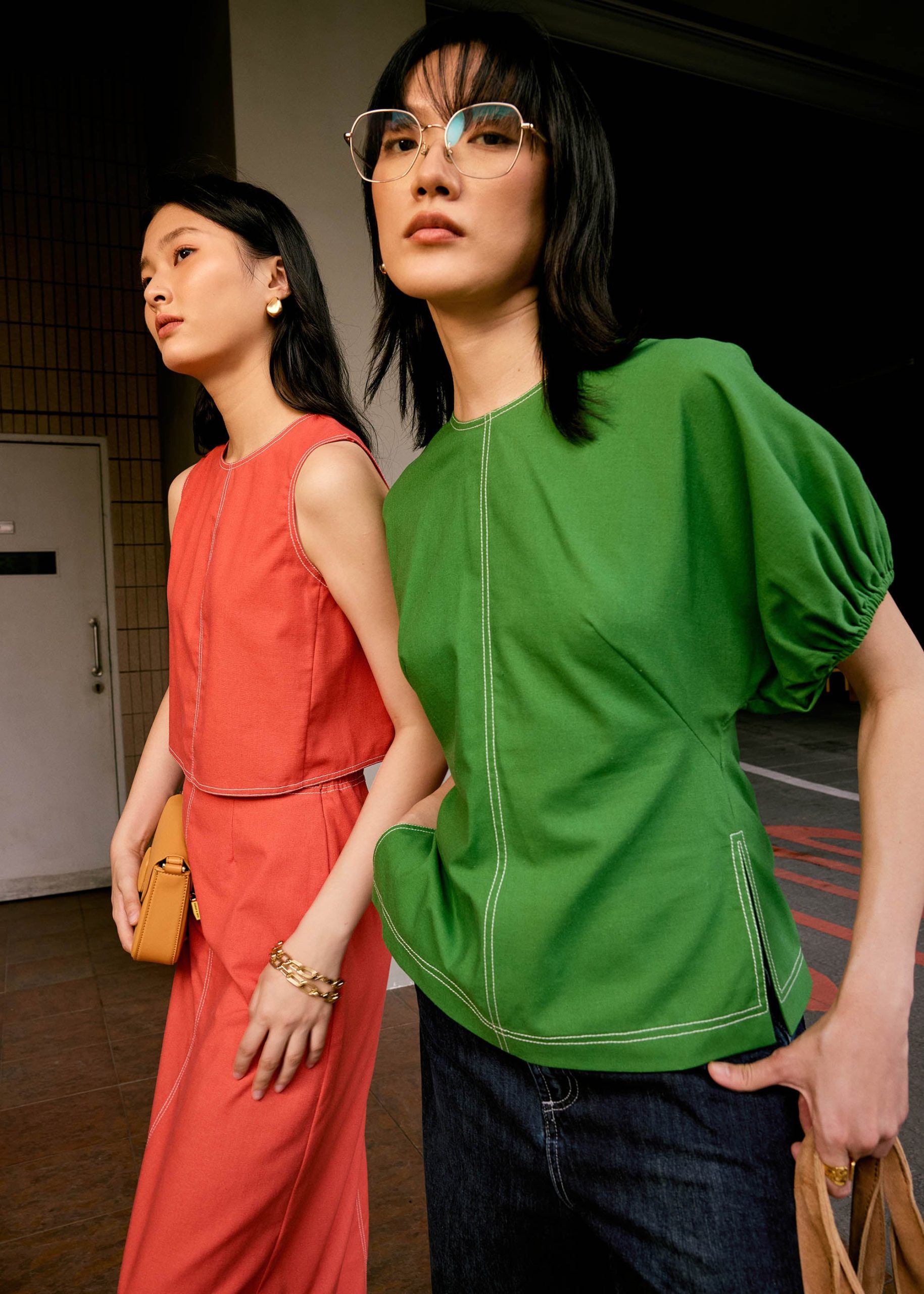 Round Neck Batwing Tunic Top - Image 7