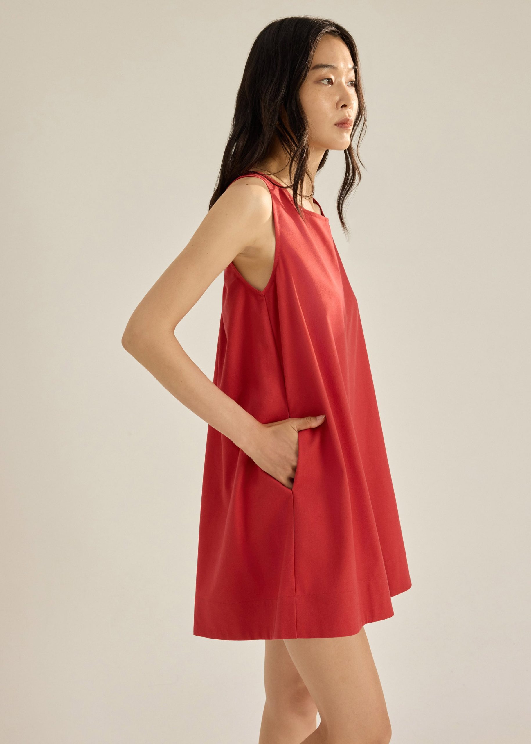 Back Tie A-Line Romper - Image 12