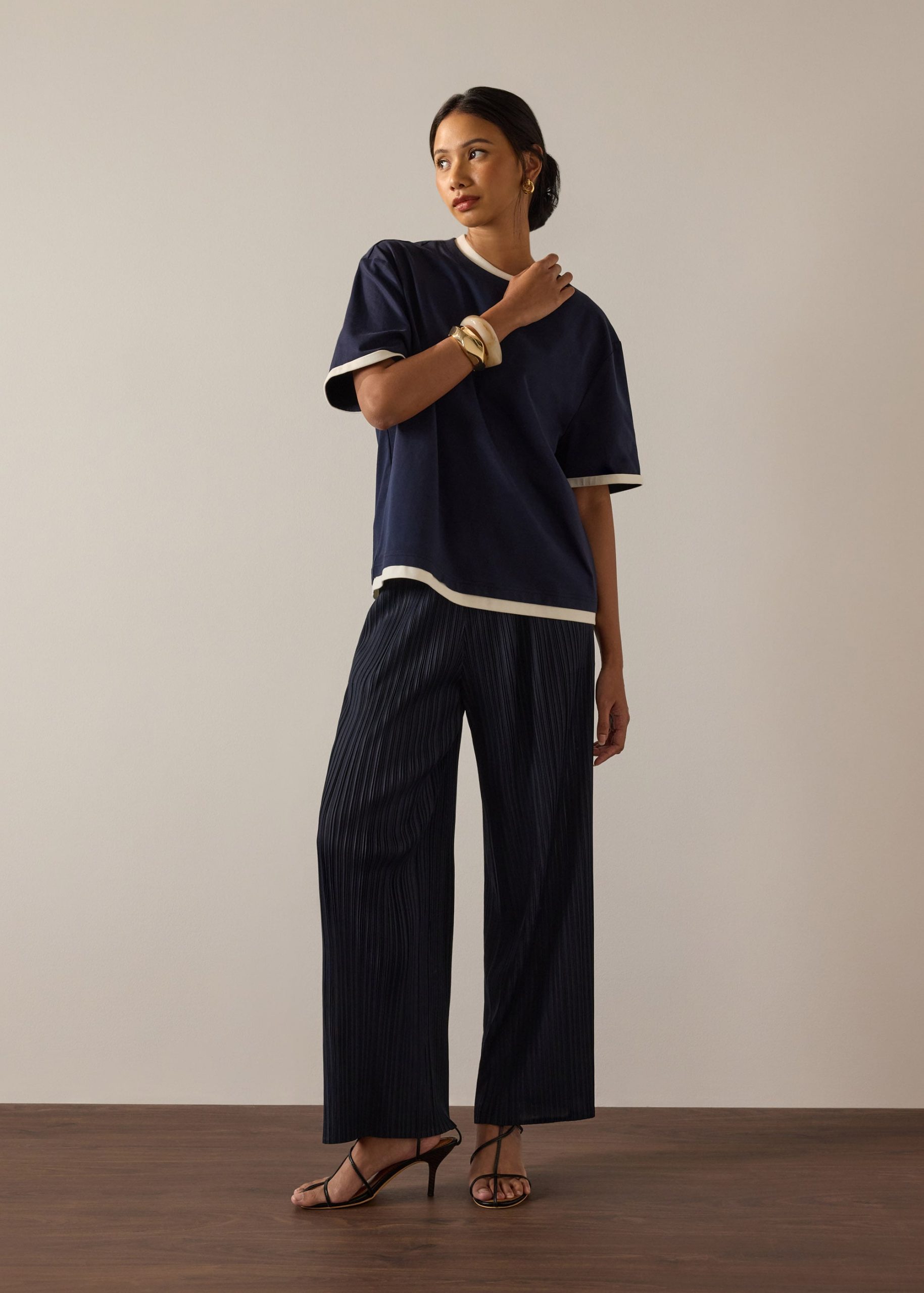 Jersey Relaxed Long Tee