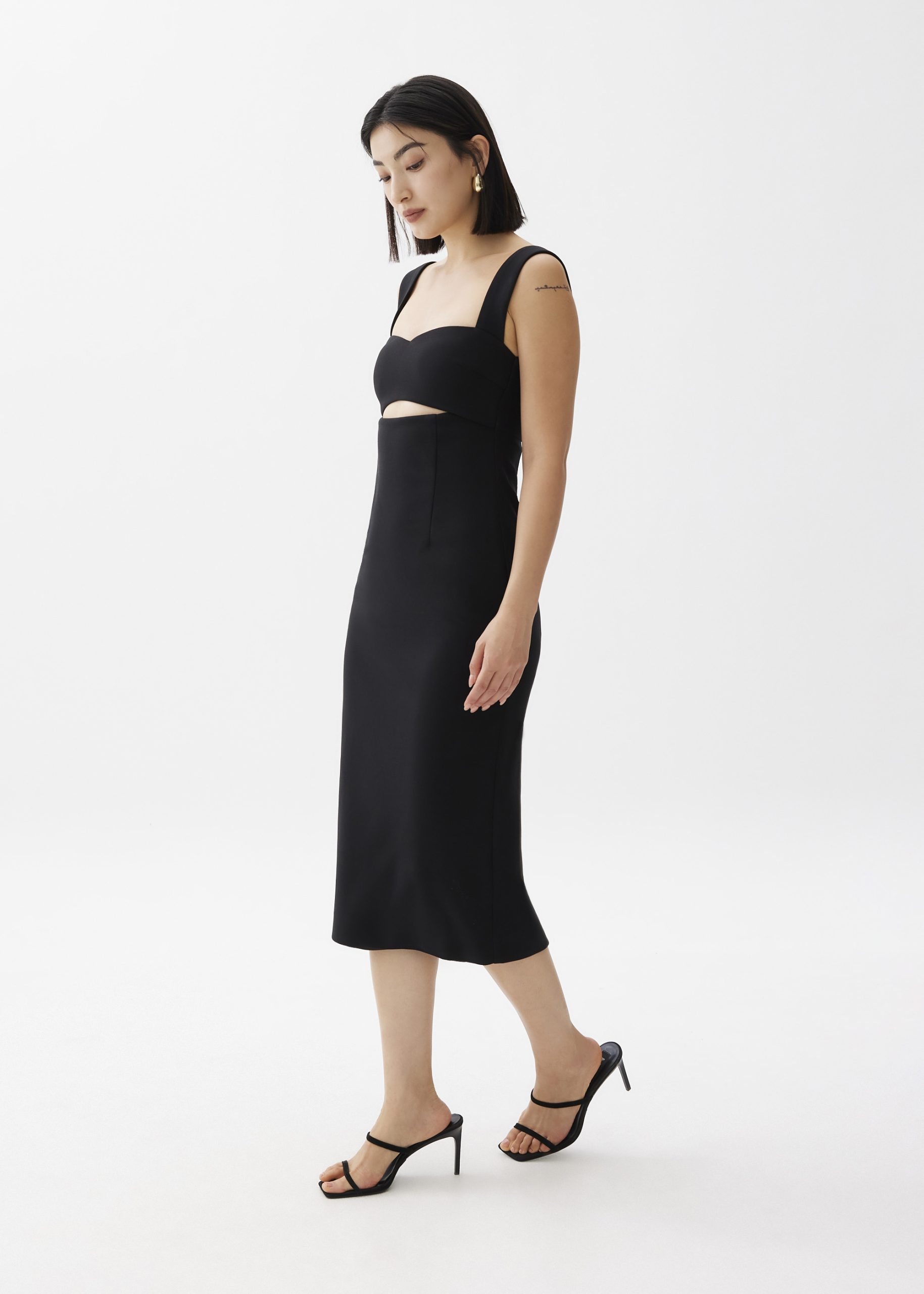BraFree by LB Nicole Cut Out Midi Dress - Image 4