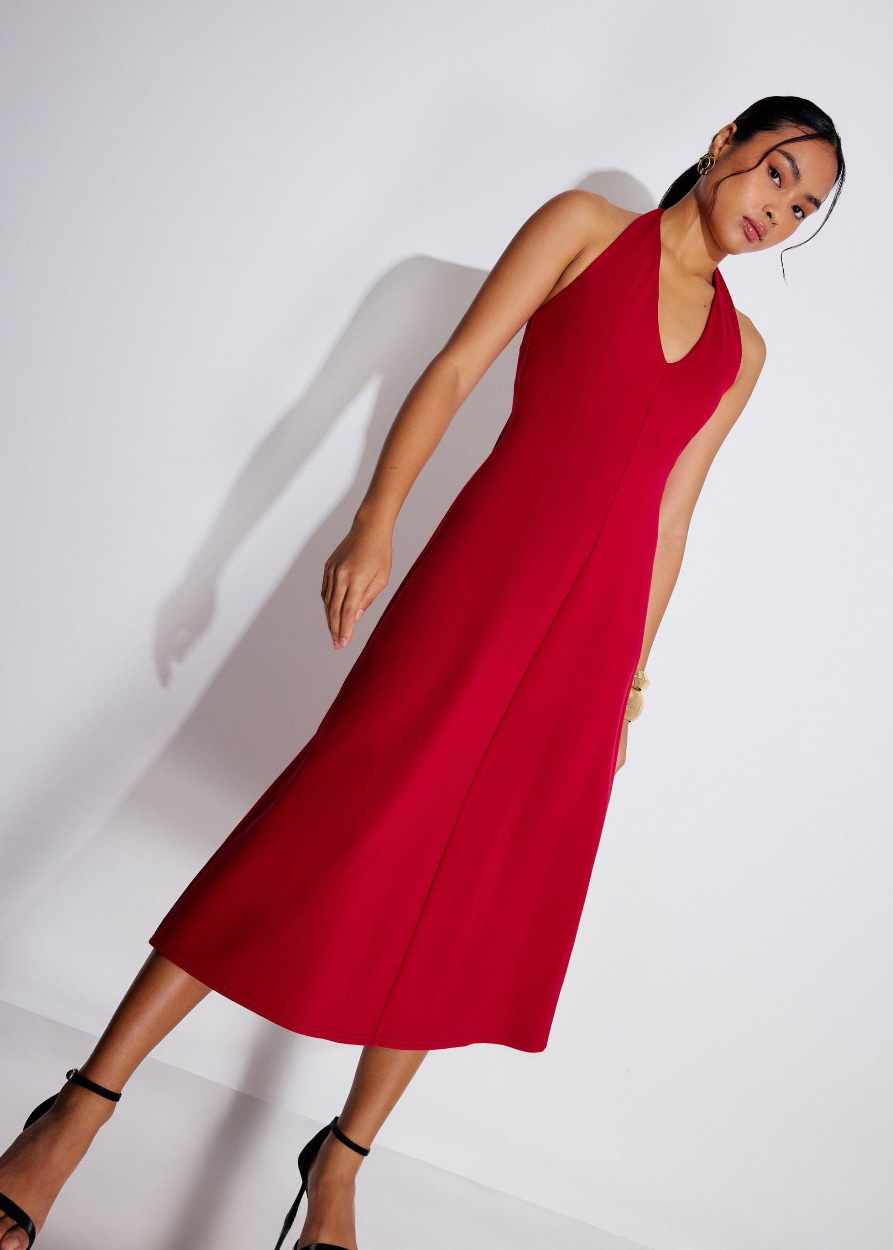 Halter Neck A-Line Midaxi Dress - Image 6