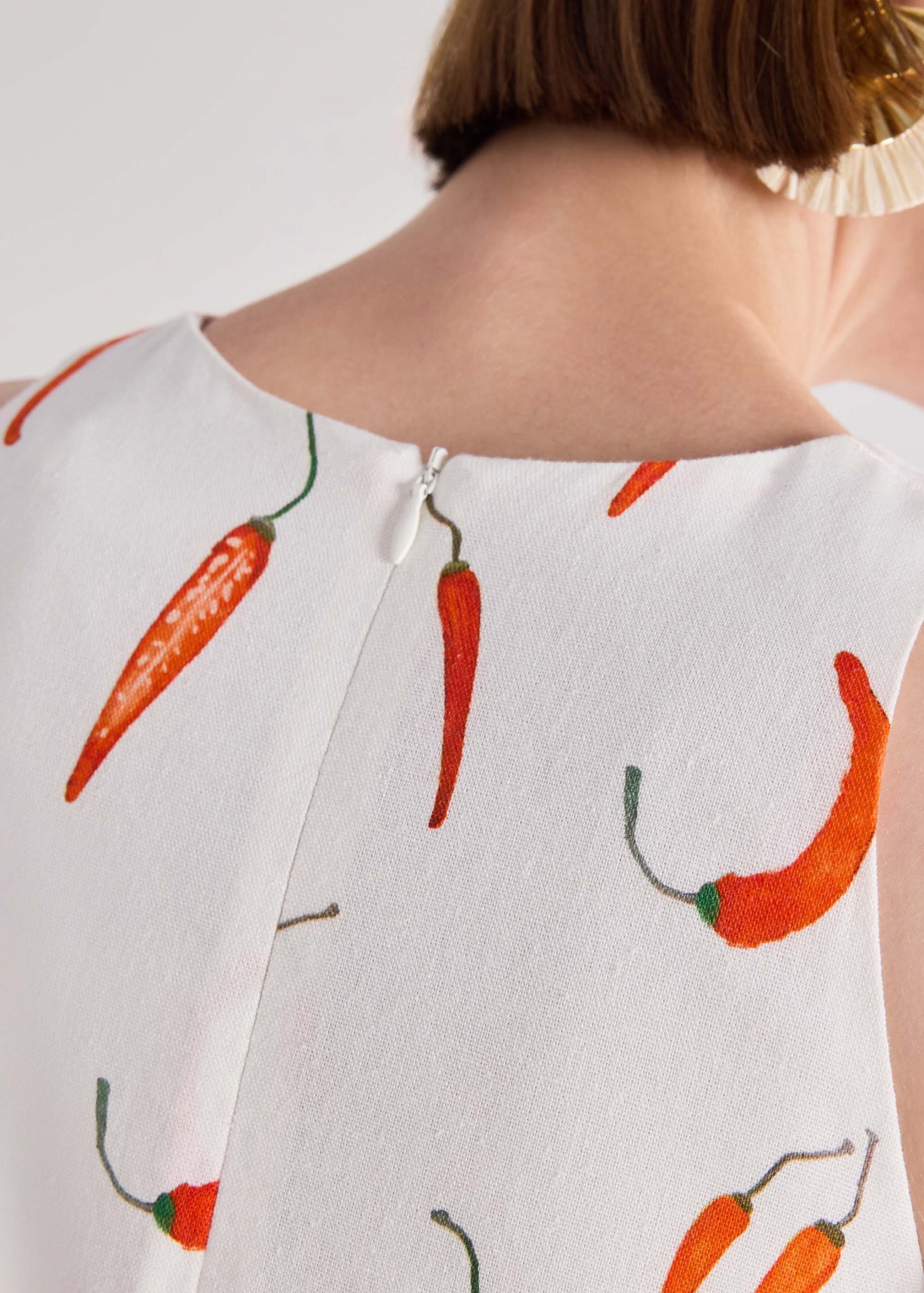 Round Neck Shift Dress - Image 7