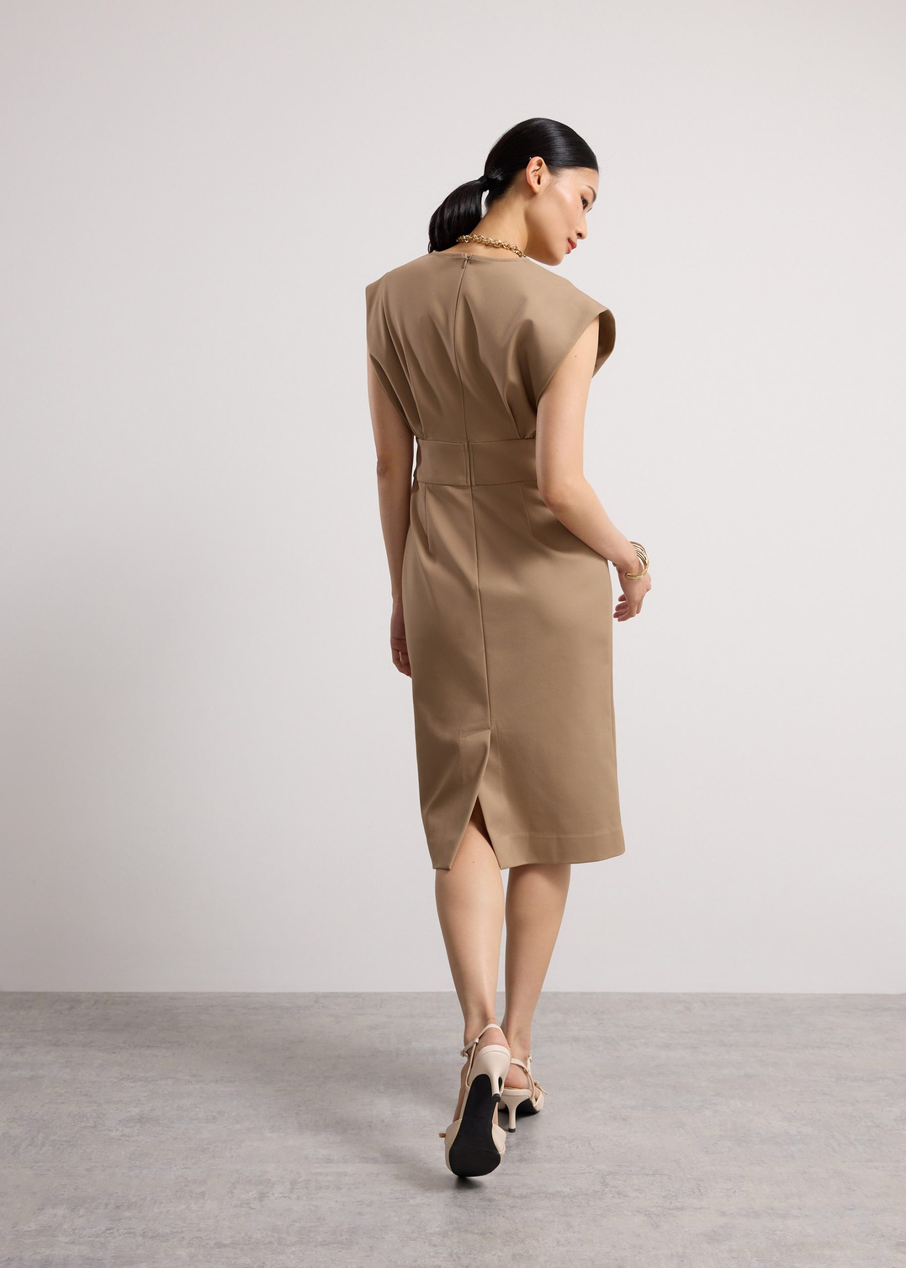 Kieun V-neck Column Midi Dress - Image 19