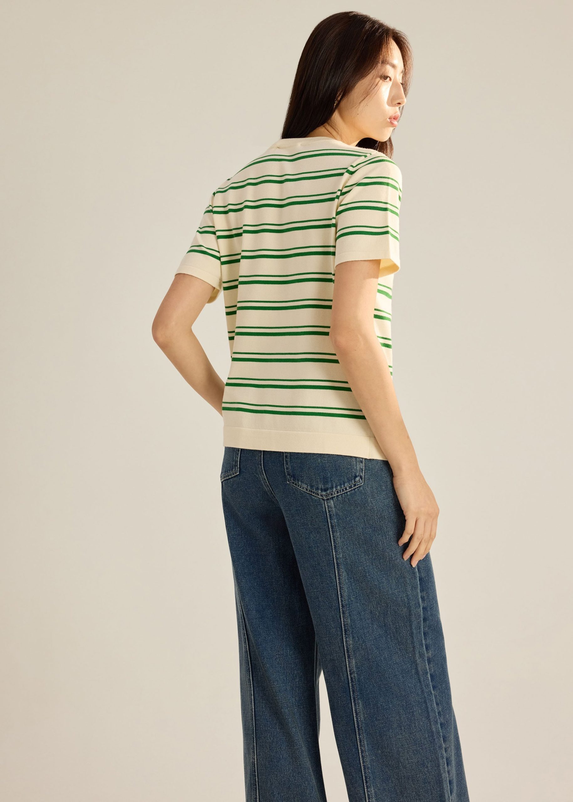 Alex Striped Knit Tee - Image 9