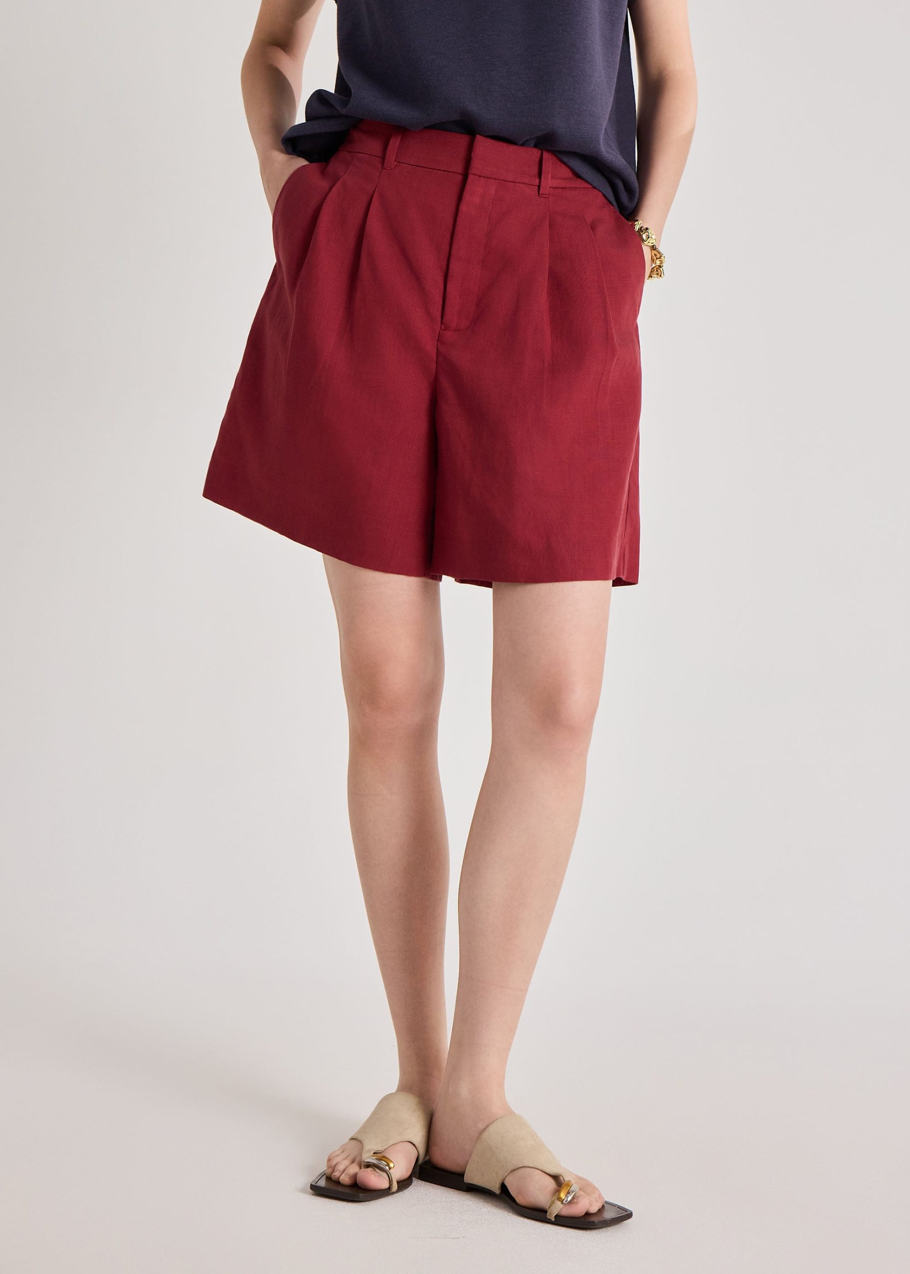 Lana Premium Linen Shorts - Image 26