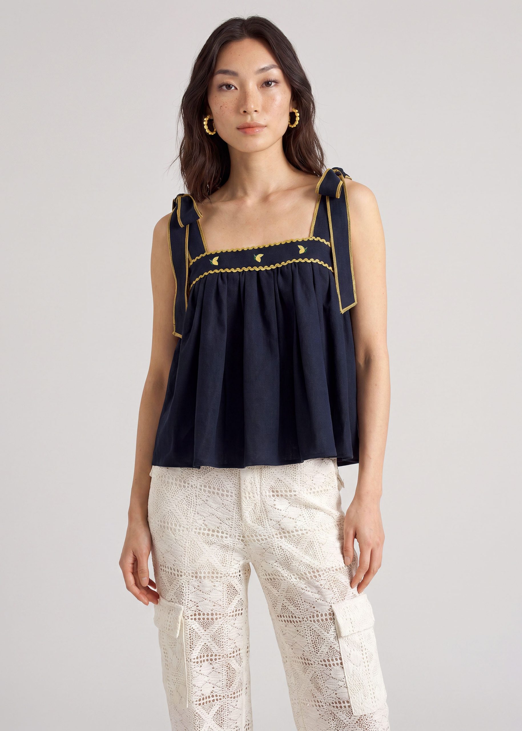 Embroidered Babydoll Top - Image 9